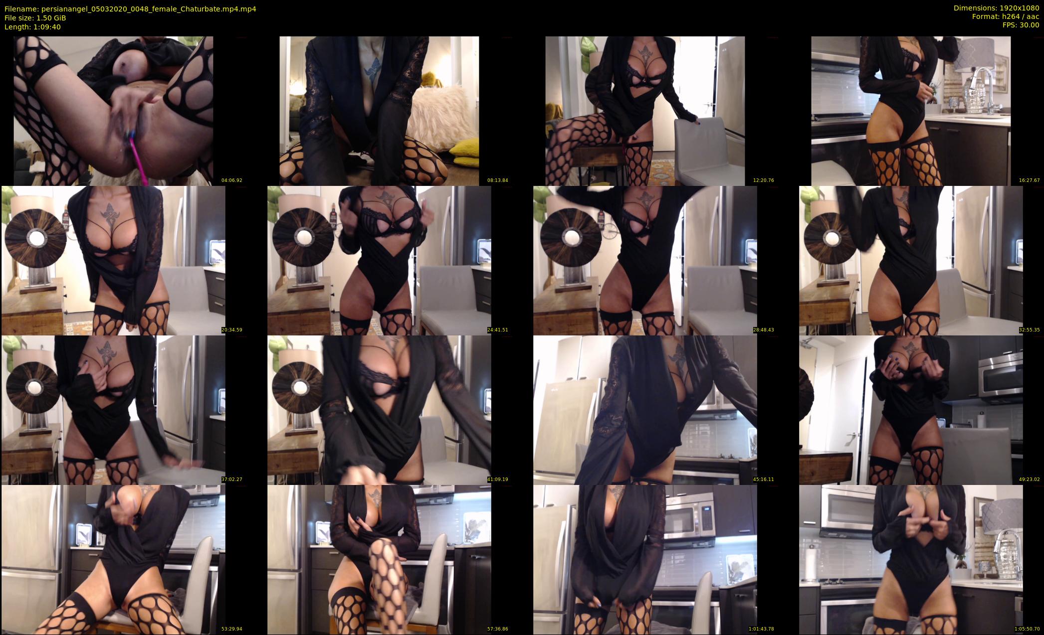 persianangel — 70 minute Chaturbate female cam show recording, 1080p, Mar 5, 2020