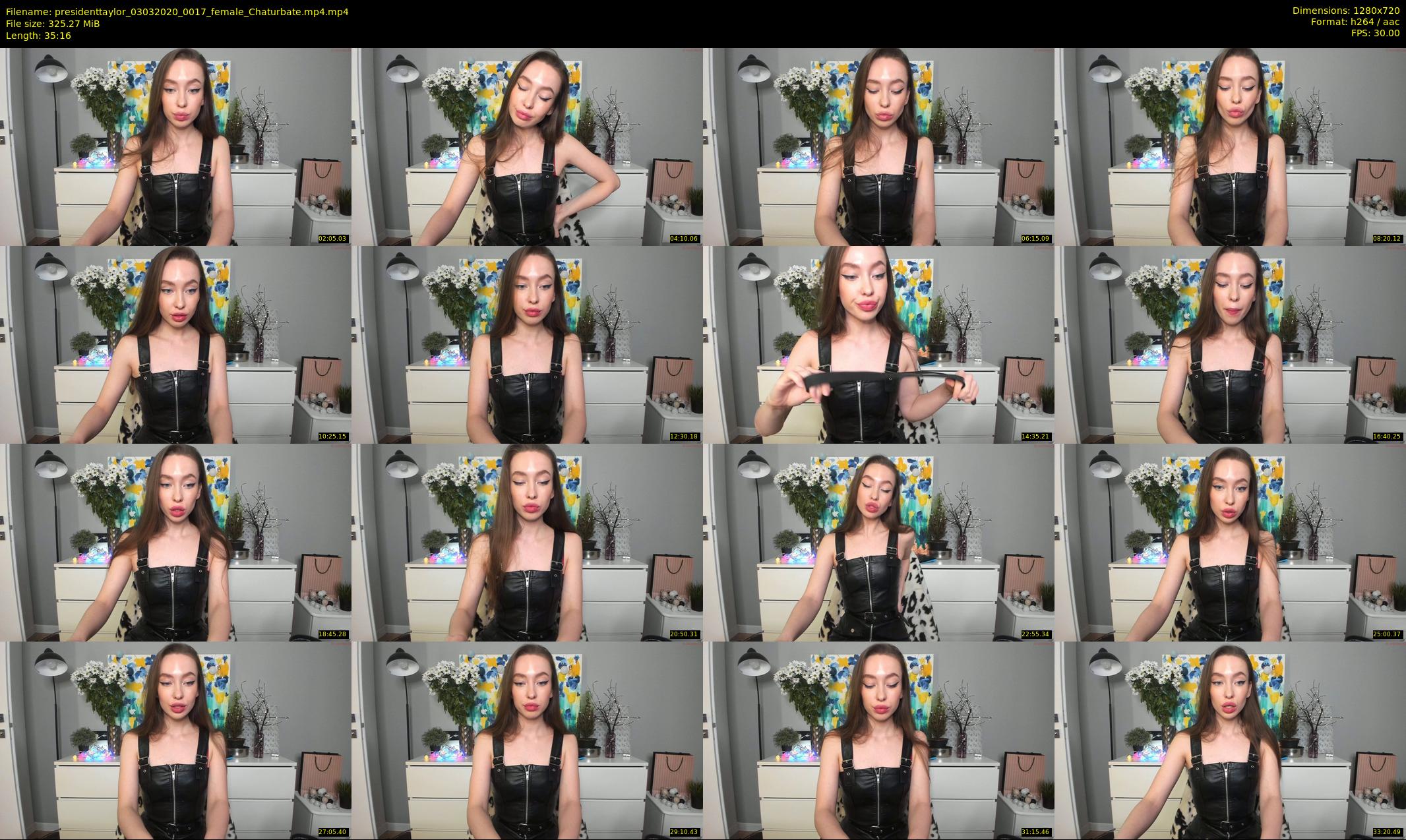presidenttaylor — 36 minute Chaturbate female cam show recording, 720p, Mar 3, 2020