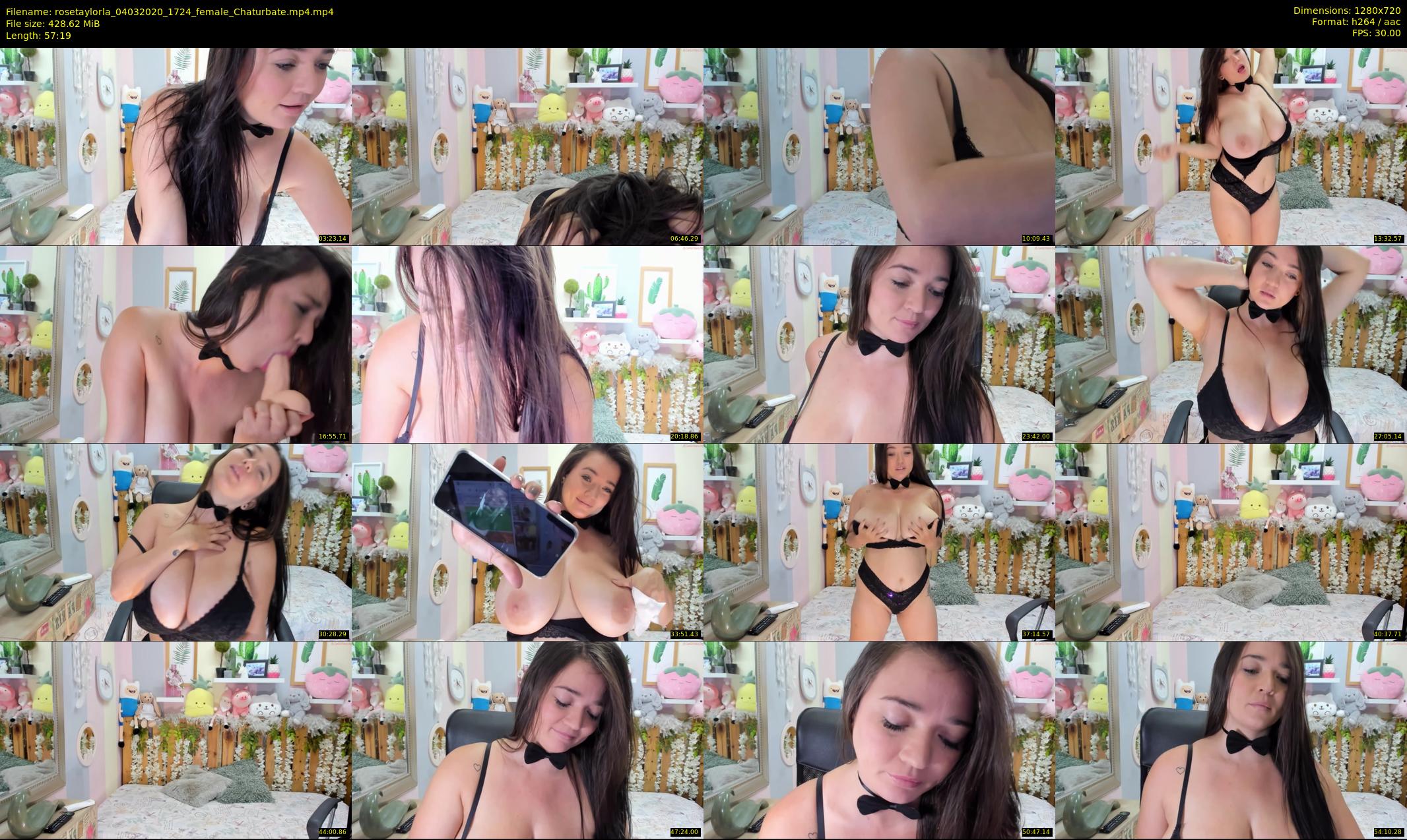 rosetaylorla — 58 minute Chaturbate female cam show recording, 720p, Mar 4, 2020