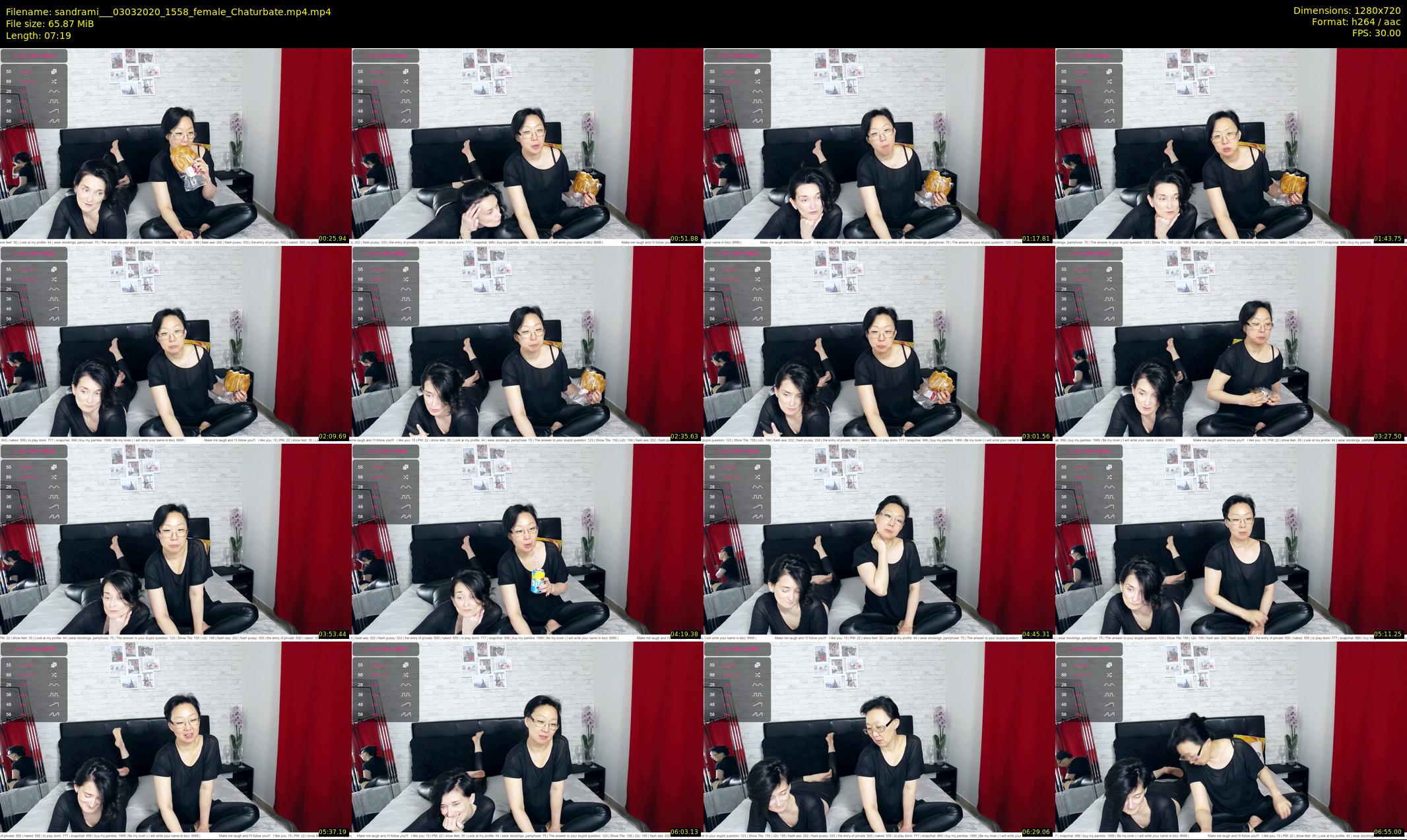 sandrami__ — 8 minute Chaturbate female cam show recording, 720p, Mar 3, 2020