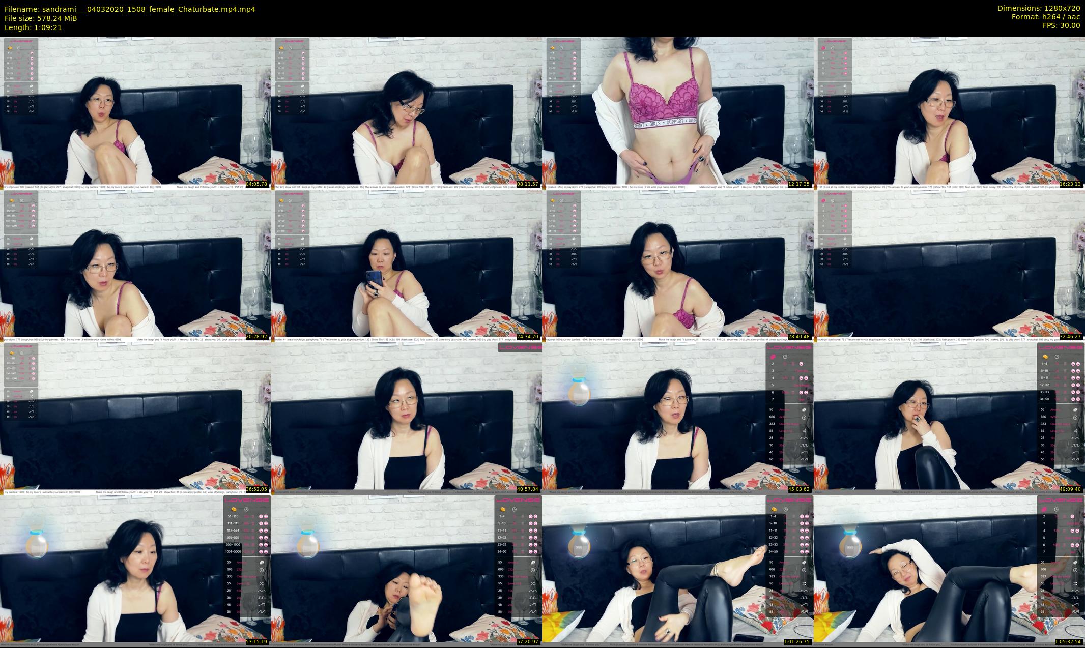sandrami__ — 70 minute Chaturbate female cam show recording, 720p, Mar 4, 2020