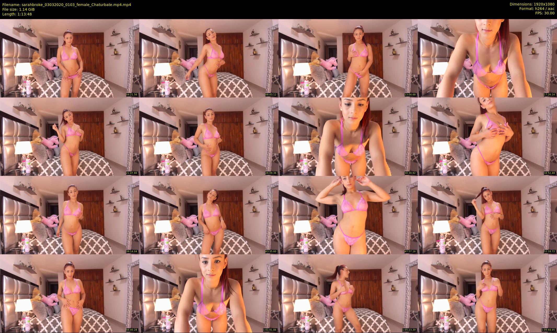 sarahbroke — 74 minute Chaturbate female cam show recording, 1080p, Mar 3, 2020