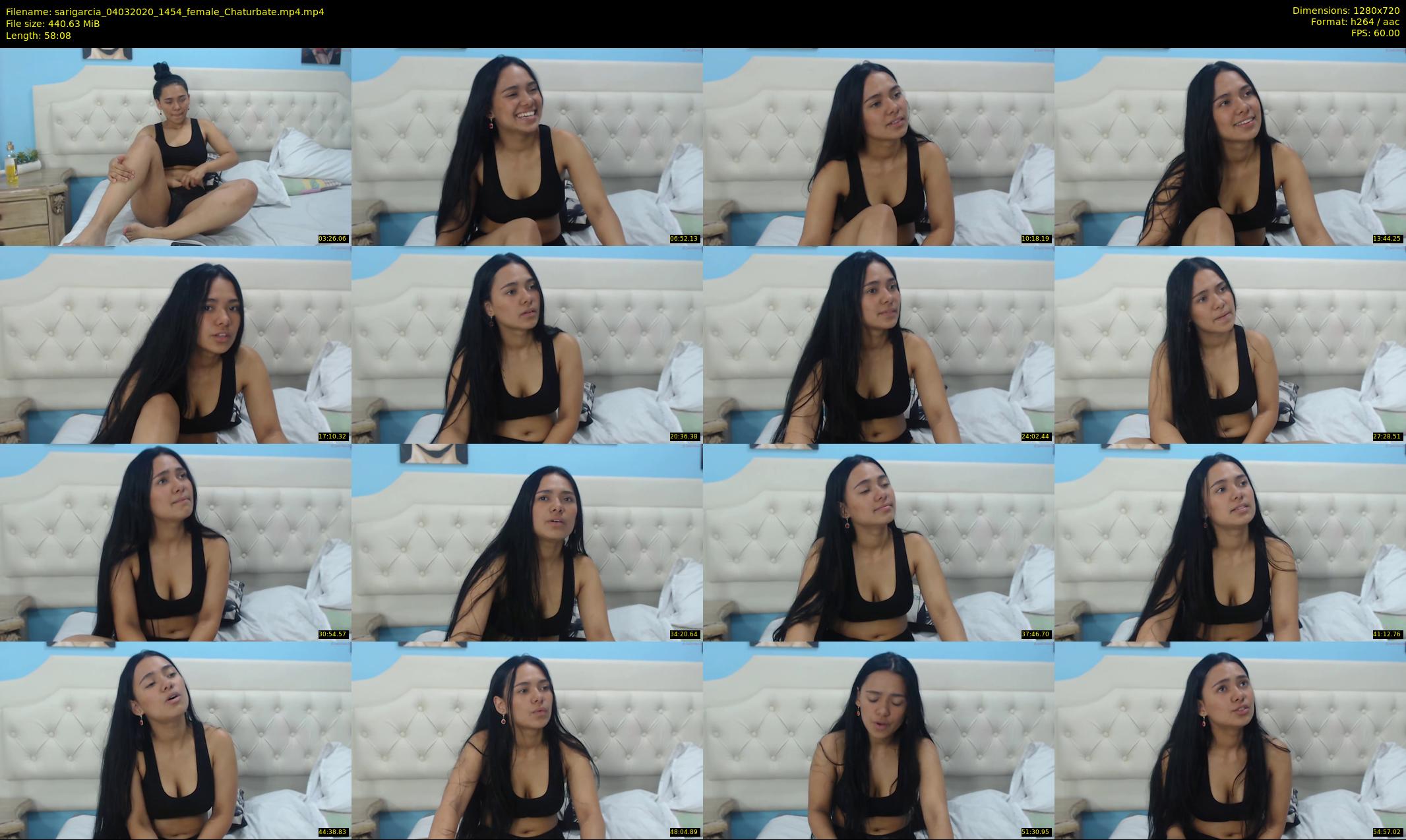 sarigarcia — 59 minute Chaturbate female cam show recording, 720p, Mar 4, 2020