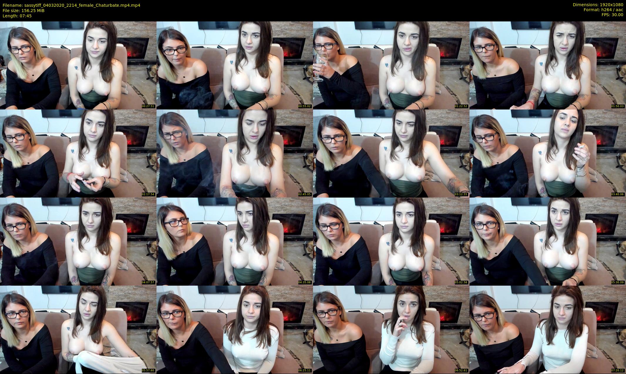sassytiff — 8 minute Chaturbate couple cam show recording, 1080p, Mar 4, 2020