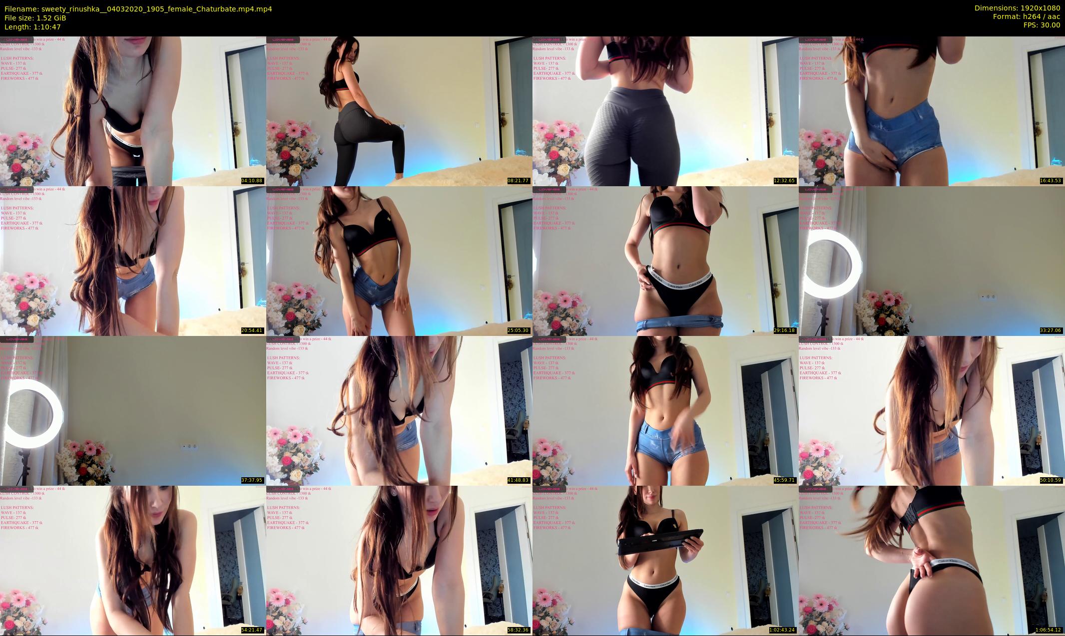 sweety_rinushka_ — 71 minute Chaturbate female cam show recording, 1080p, Mar 4, 2020