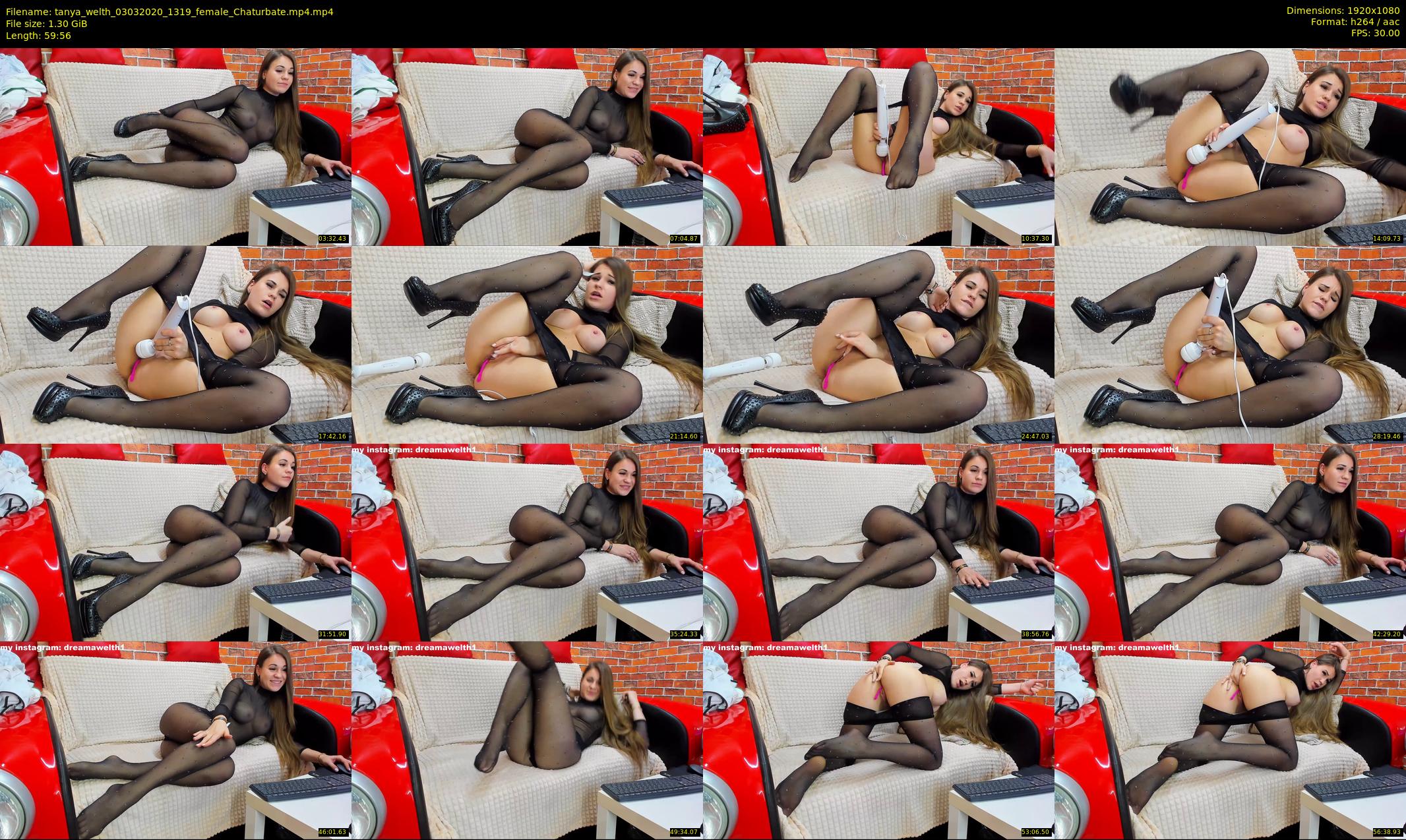 tanya_welth — 60 minute Chaturbate female cam show recording, 1080p, Mar 3, 2020