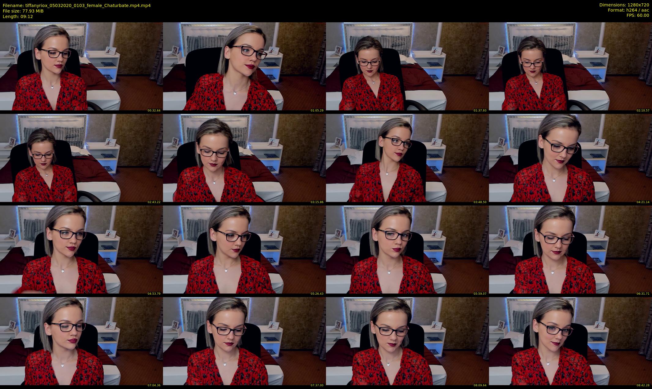 tiffanyriox — 10 minute Chaturbate female cam show recording, 720p, Mar 5, 2020