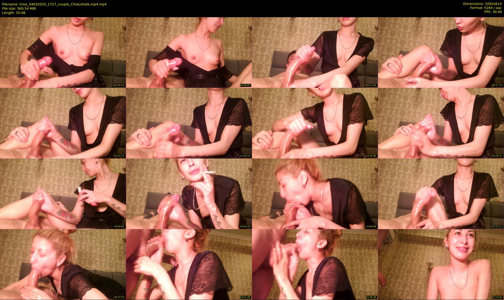trioa — 36 minute Chaturbate couple cam show recording, 480p, Mar 4, 2020