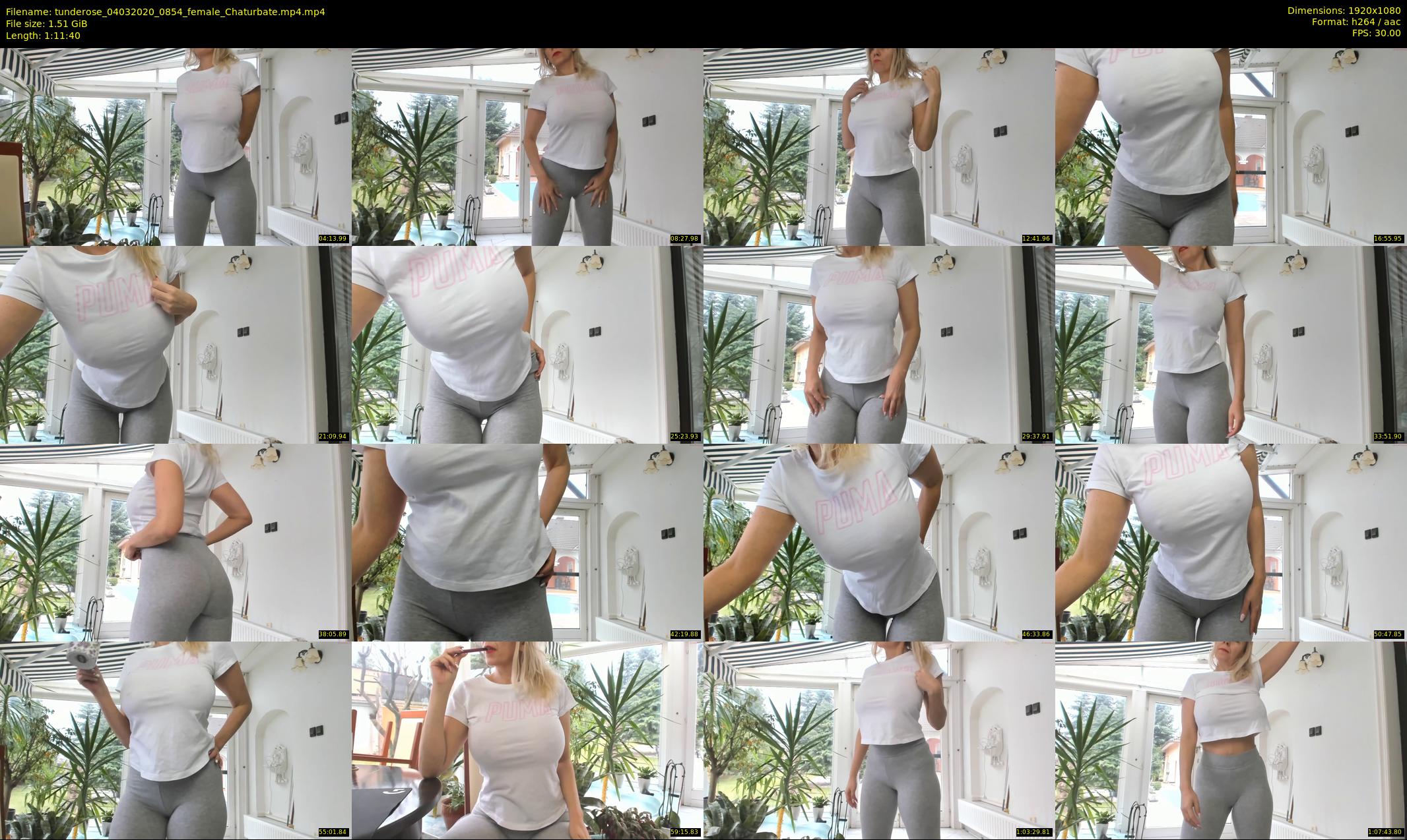 tunderose — 72 minute Chaturbate female cam show recording, 1080p, Mar 4, 2020