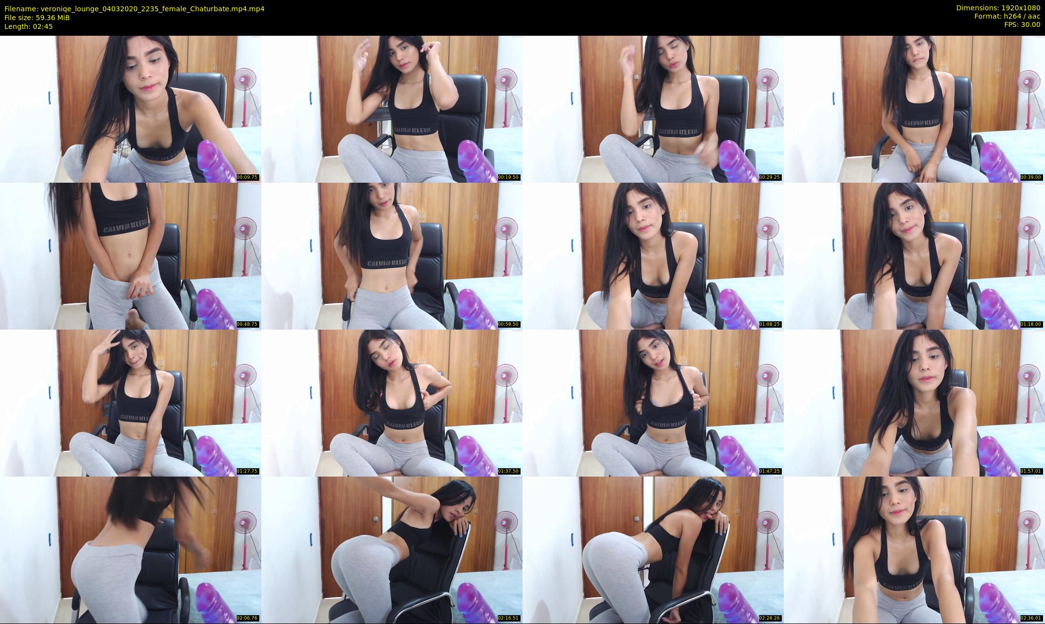 veroniqe_lounge — 3 minute Chaturbate couple cam show recording, 1080p, Mar 4, 2020