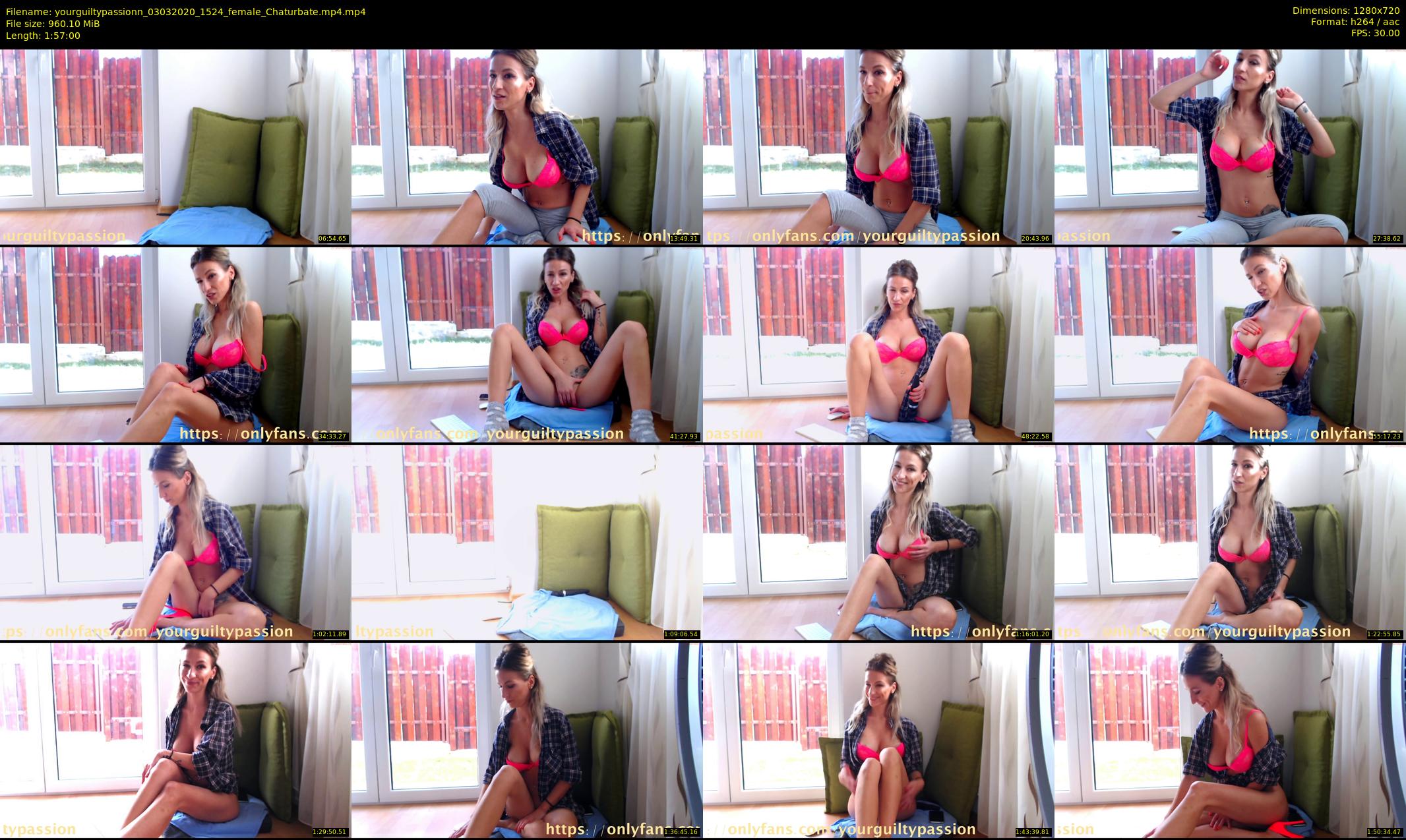 yourguiltypassionn — 117 minute Chaturbate female cam show recording, 720p, Mar 3, 2020