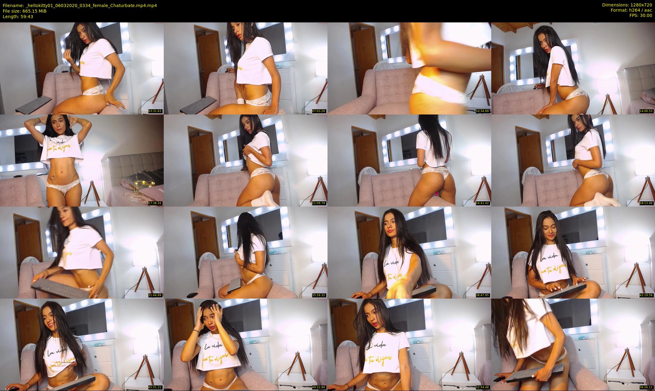 _hellokitty01 — 60 minute Chaturbate female cam show recording, 720p, Mar 6, 2020