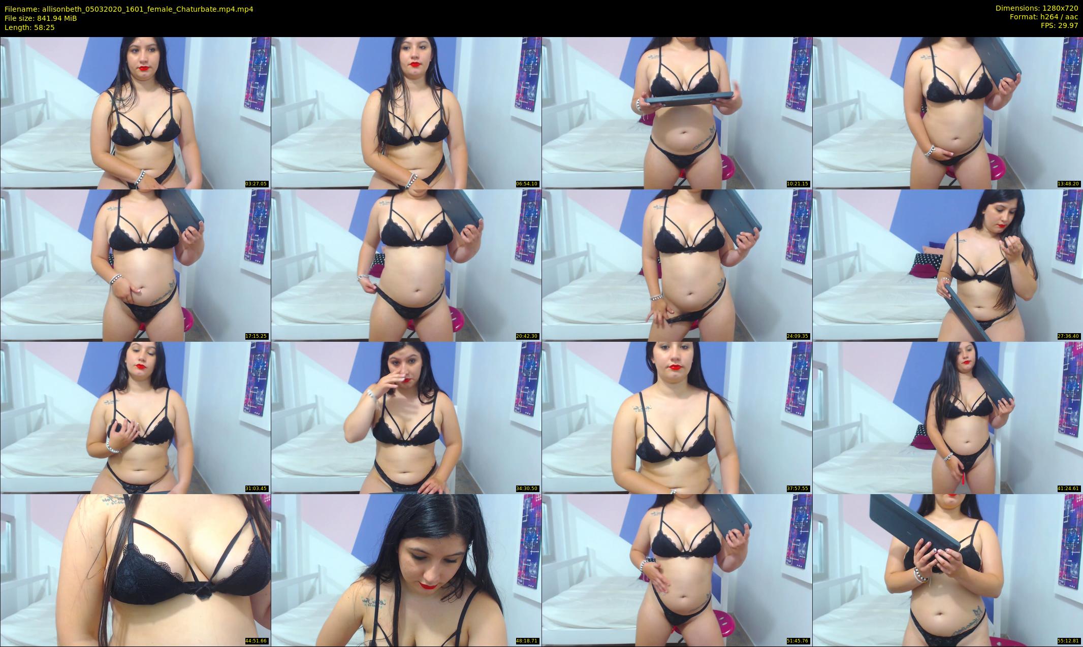 allisonbeth — 59 minute Chaturbate female cam show recording, 720p, Mar 5, 2020