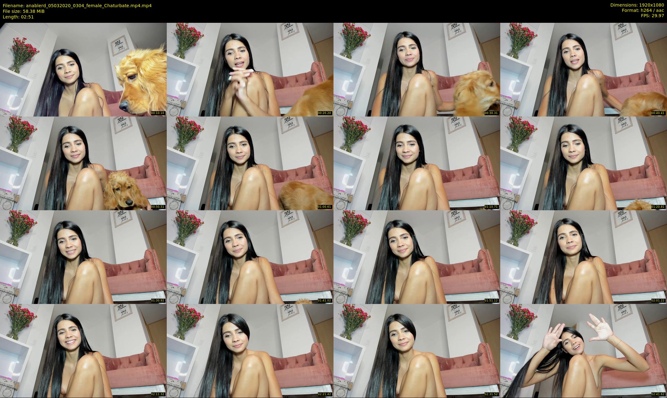 anablerd — 3 minute Chaturbate female cam show recording, 1080p, Mar 5, 2020