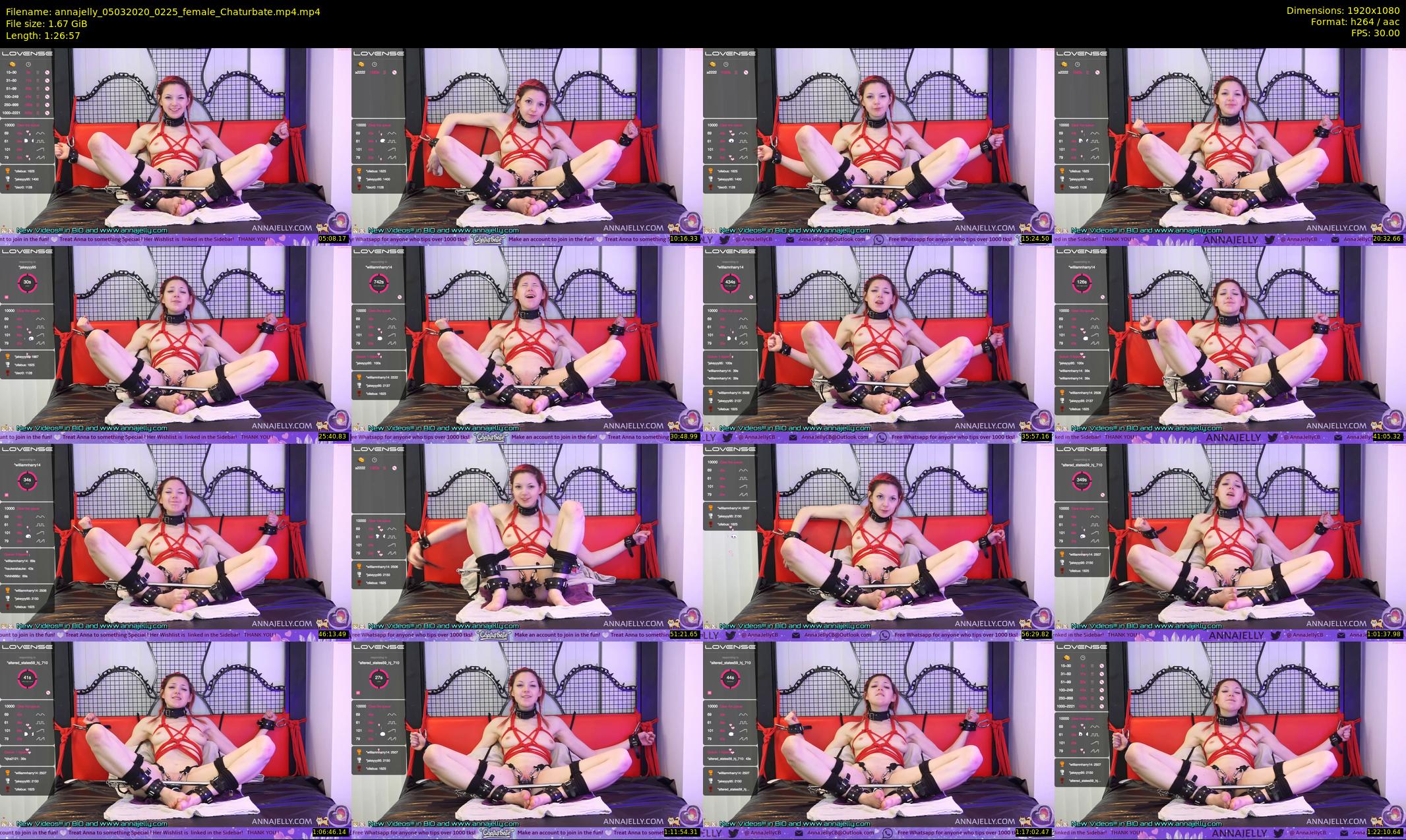 annajelly — 87 minute Chaturbate couple cam show recording, 1080p, Mar 5, 2020