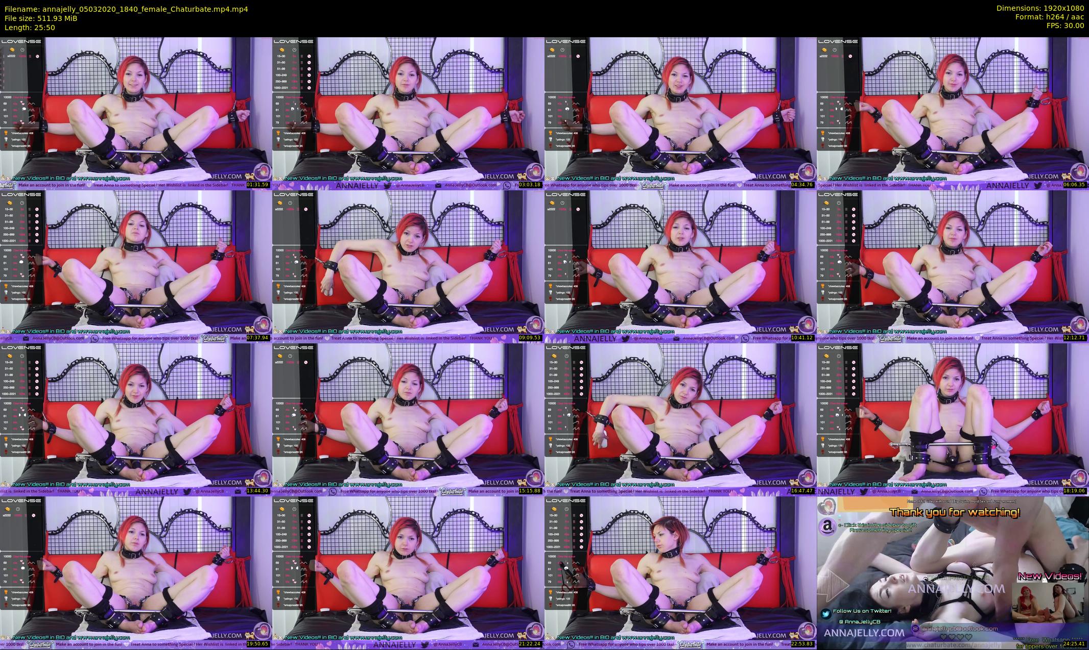 annajelly — 26 minute Chaturbate couple cam show recording, 1080p, Mar 5, 2020