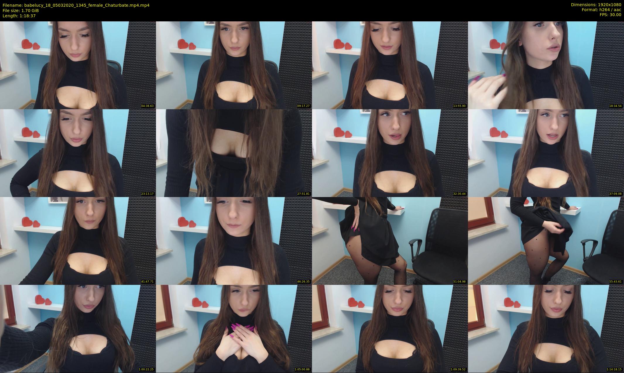 babelucy_18 — 79 minute Chaturbate female cam show recording, 1080p, Mar 5, 2020