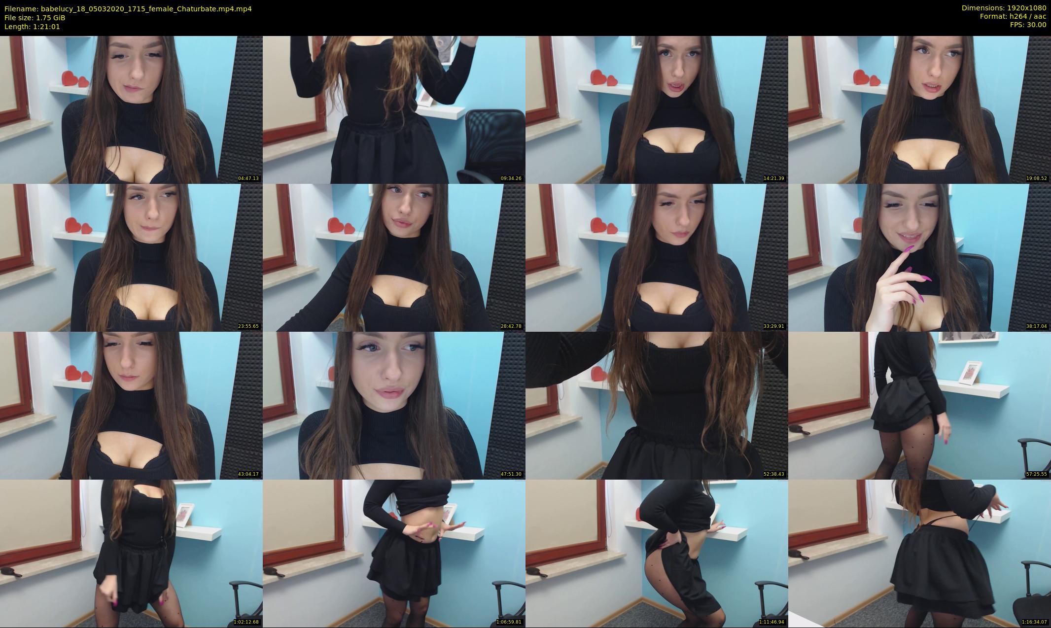 babelucy_18 — 82 minute Chaturbate female cam show recording, 1080p, Mar 5, 2020