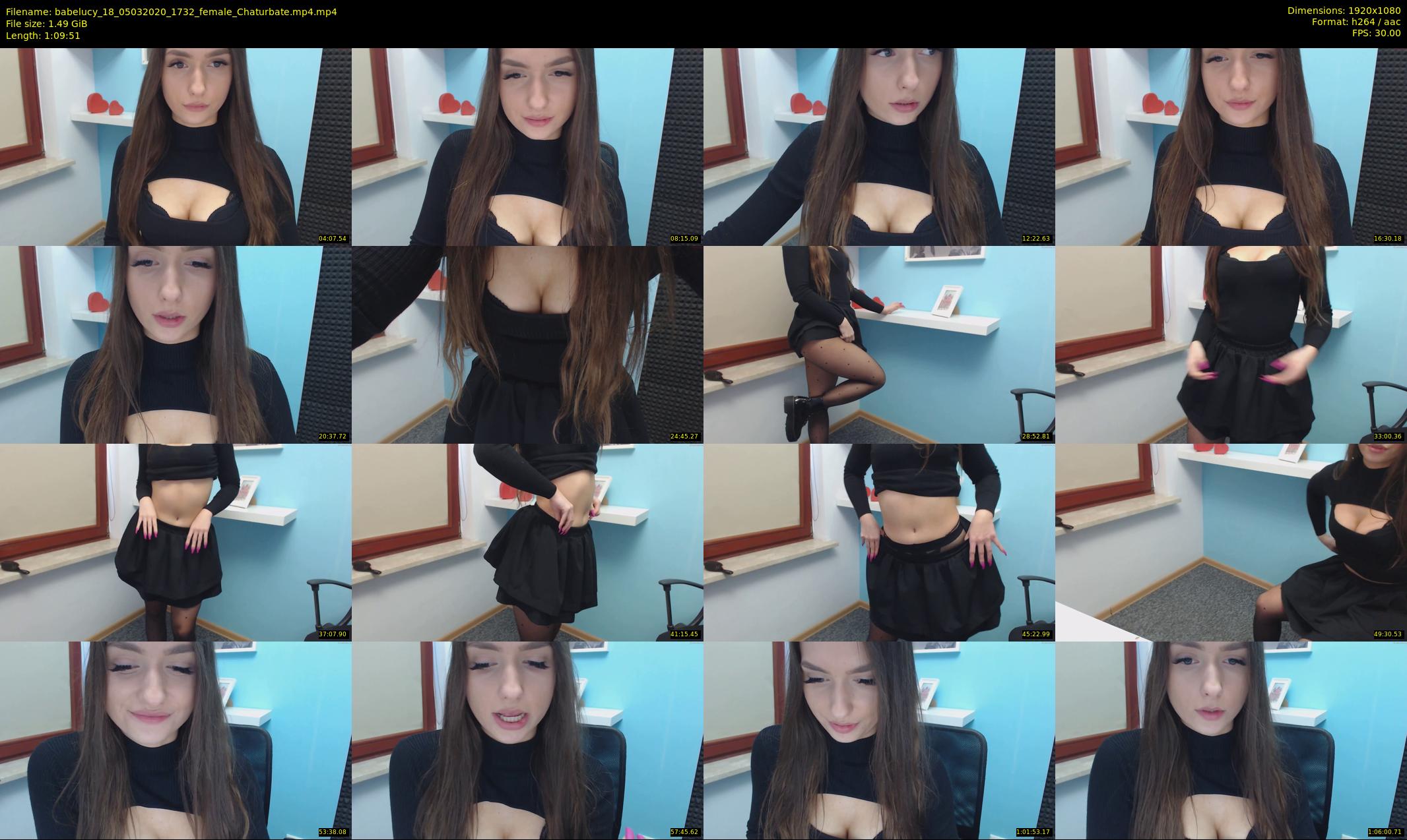 babelucy_18 — 70 minute Chaturbate female cam show recording, 1080p, Mar 5, 2020