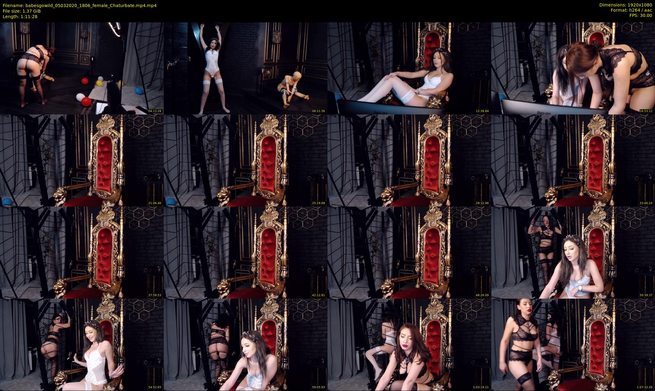babesgowild — 72 minute Chaturbate couple cam show recording, 1080p, Mar 5, 2020