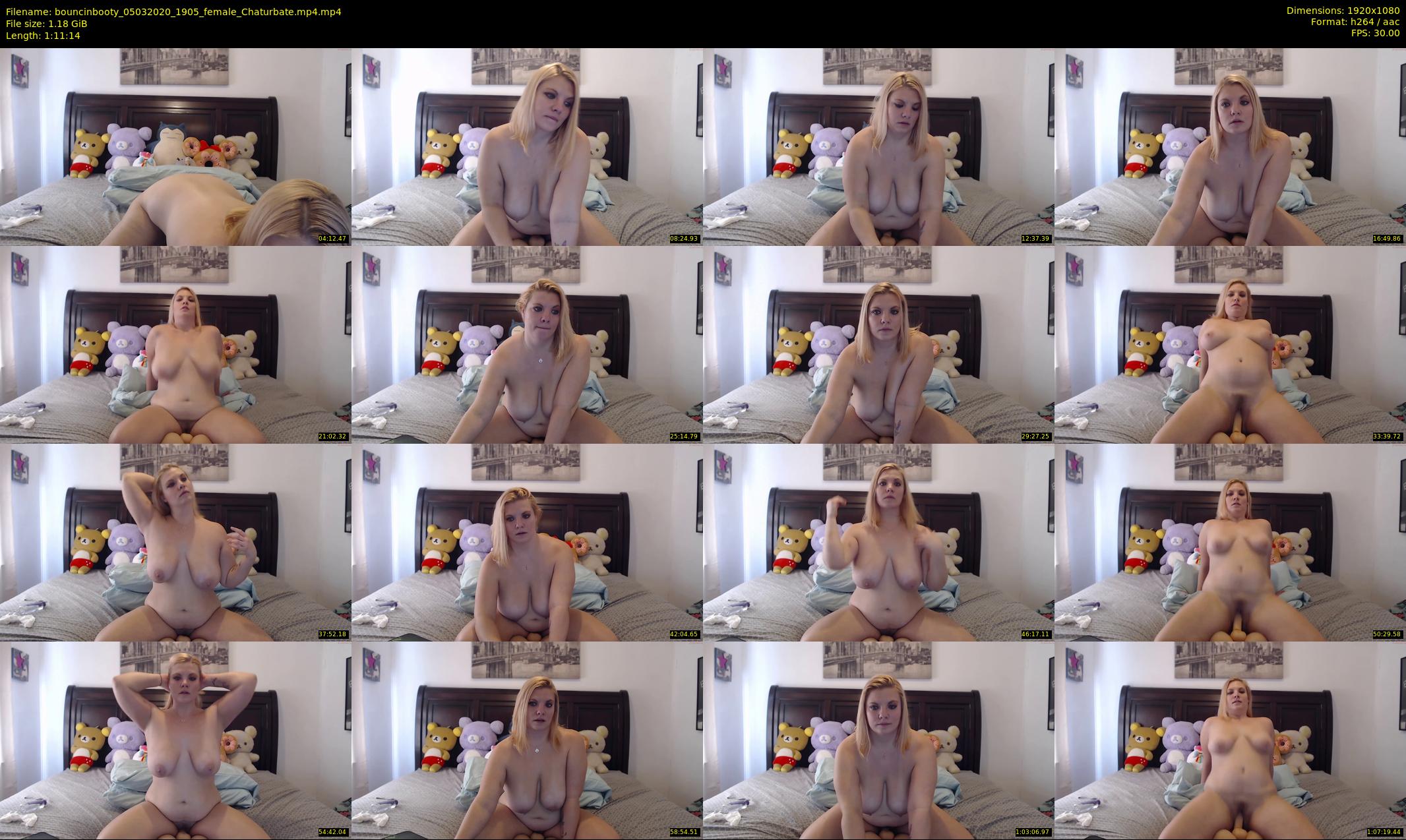 bouncinbooty — 72 minute Chaturbate female cam show recording, 1080p, Mar 5, 2020