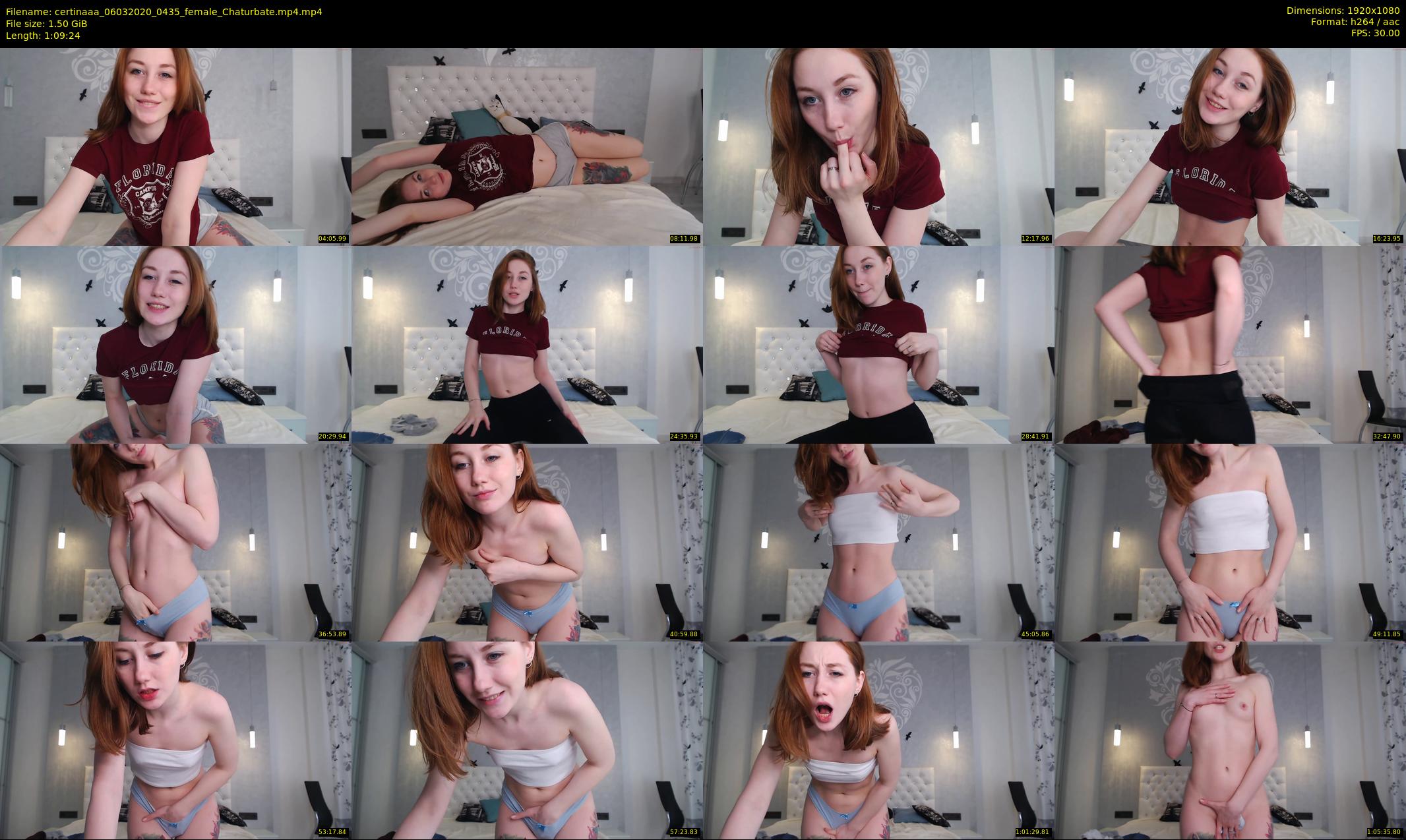 certinaaa — 70 minute Chaturbate female cam show recording, 1080p, Mar 6, 2020