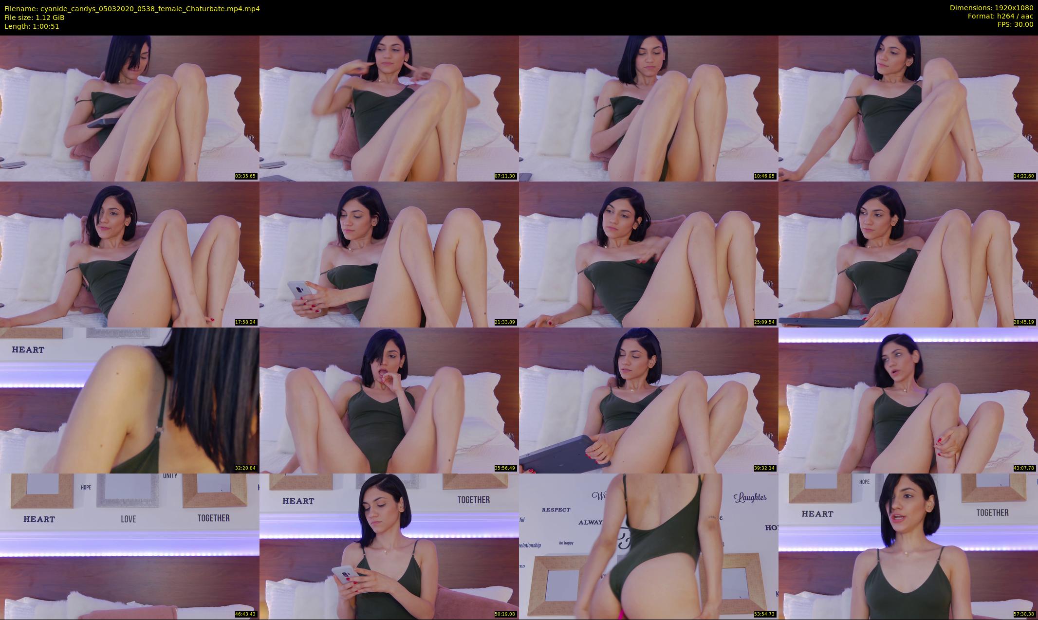 cyanide_candys — 61 minute Chaturbate female cam show recording, 1080p, Mar 5, 2020