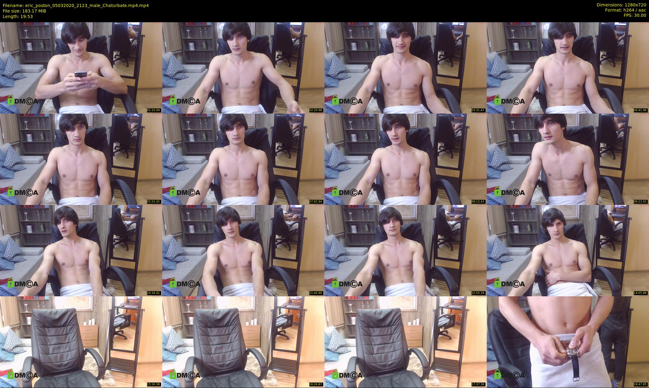 eric_poston — 20 minute Chaturbate male cam show recording, 720p, Mar 5, 2020