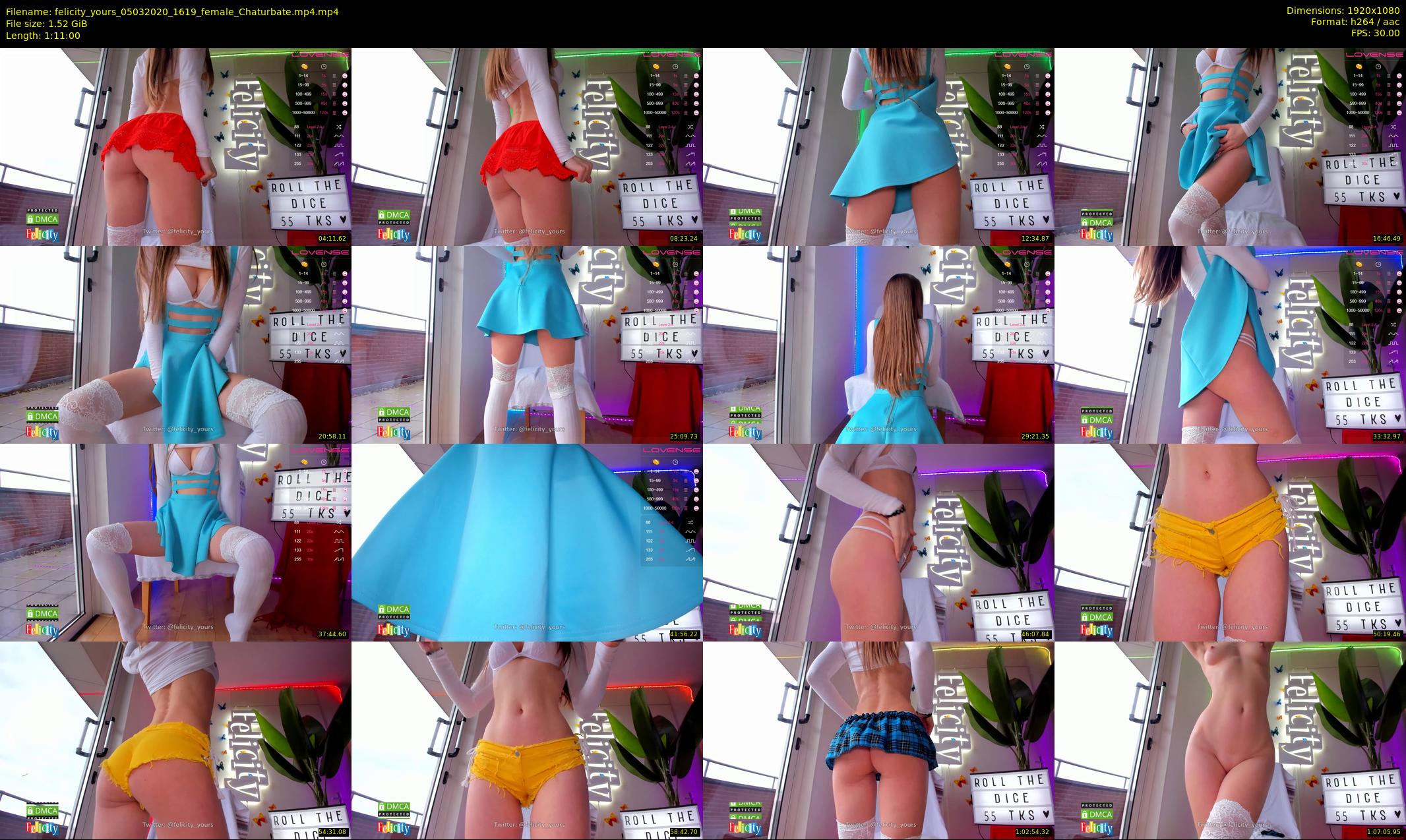 felicity_yours — 71 minute Chaturbate female cam show recording, 1080p, Mar 5, 2020