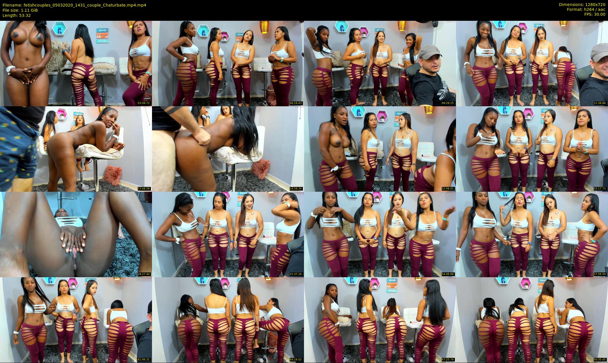 fetishcouples — 54 minute Chaturbate couple cam show recording, 720p, Mar 5, 2020