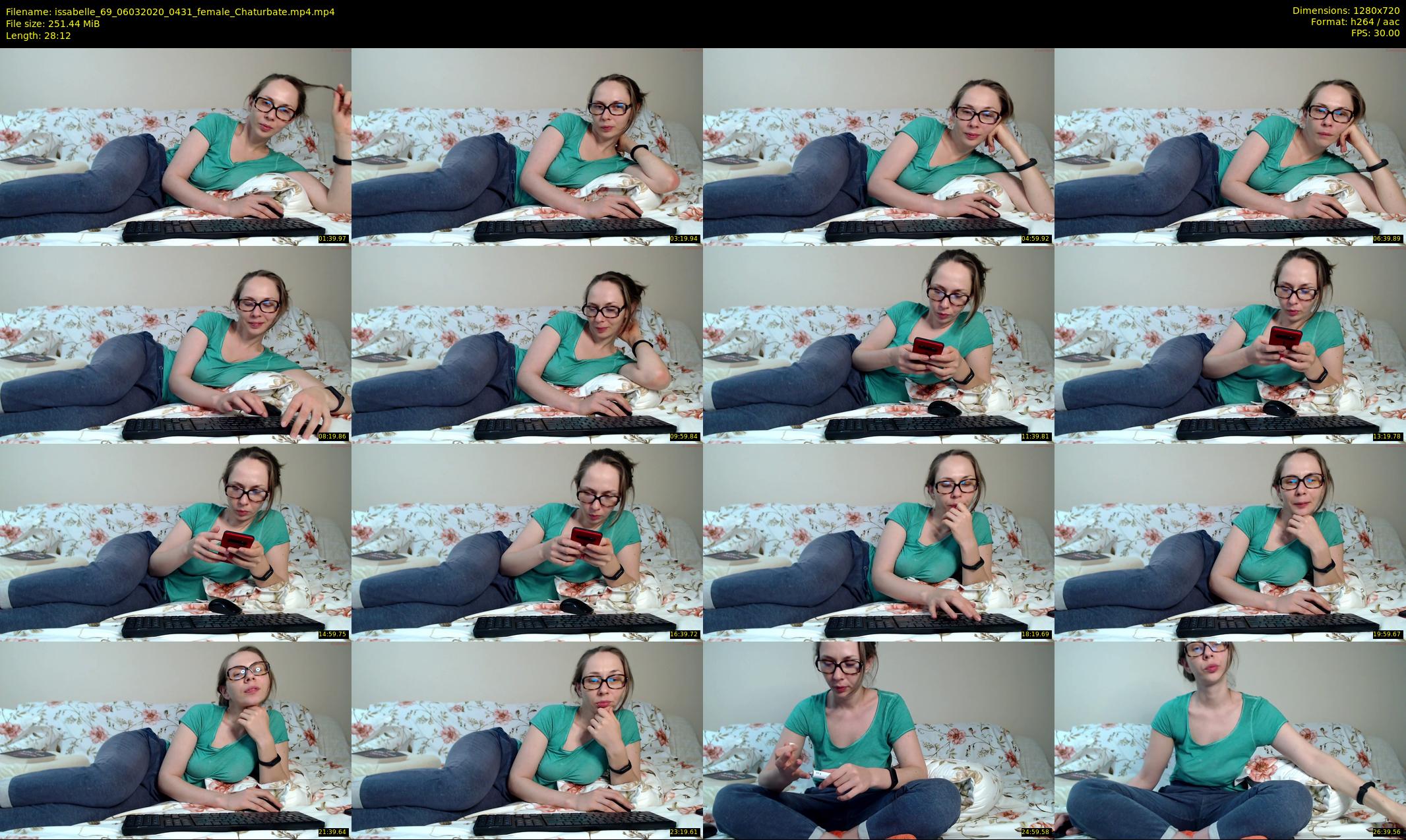 issabelle_69 — 29 minute Chaturbate couple cam show recording, 720p, Mar 6, 2020