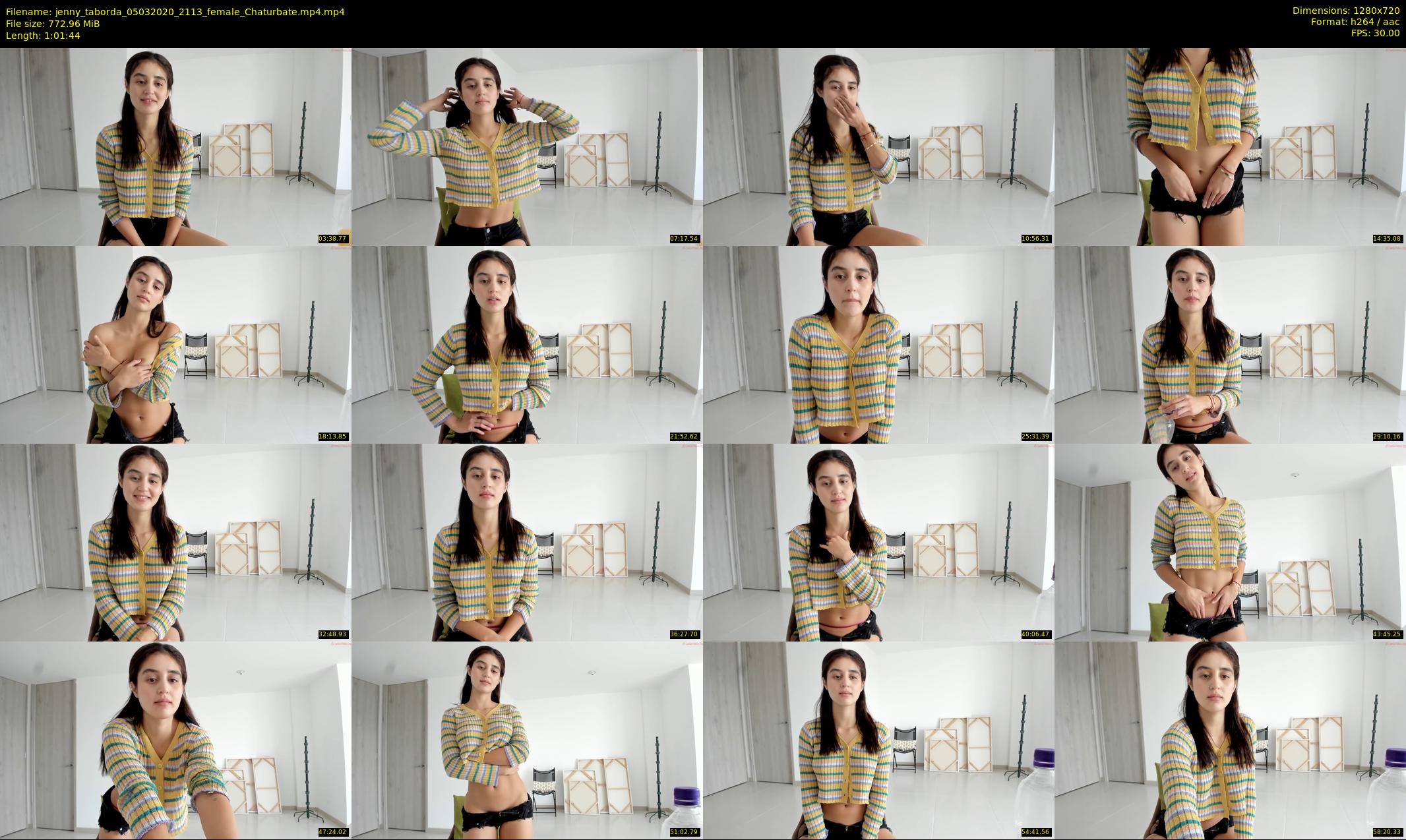 jenny_taborda — 62 minute Chaturbate female cam show recording, 720p, Mar 5, 2020