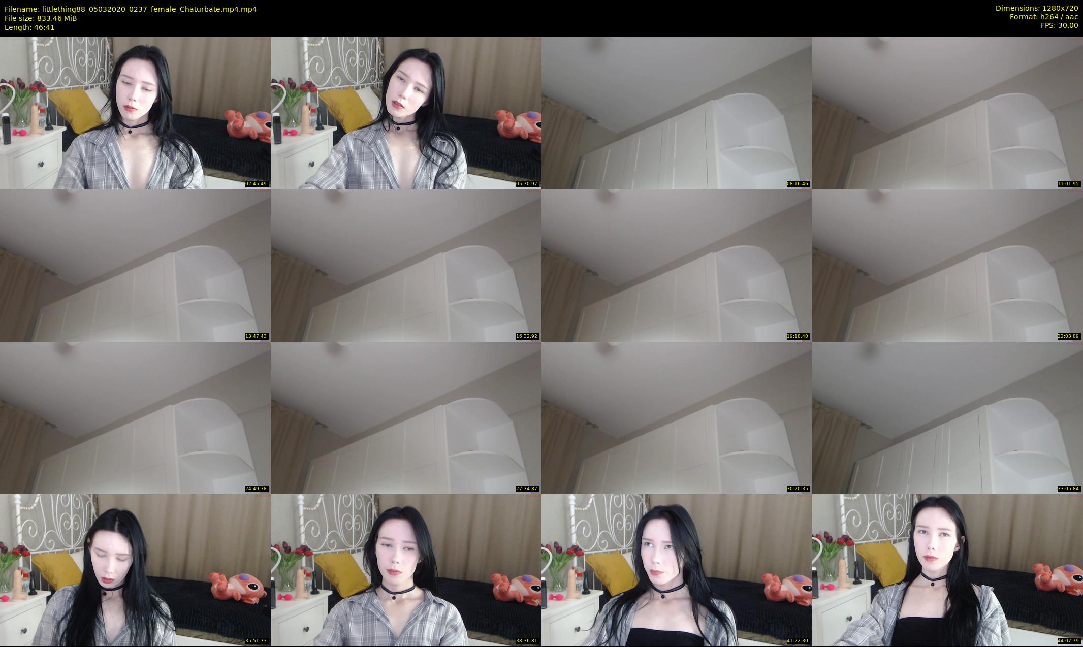 littlething88 — 47 minute Chaturbate female cam show recording, 720p, Mar 5, 2020