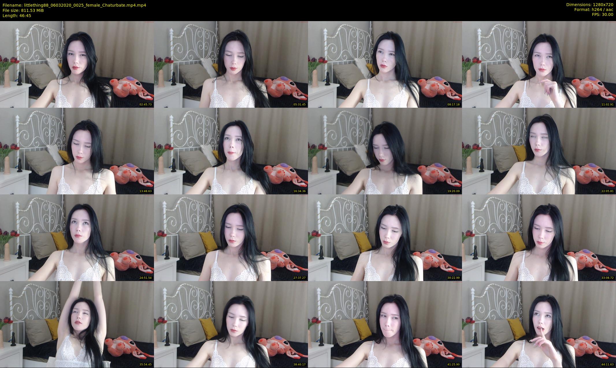 littlething88 — 47 minute Chaturbate female cam show recording, 720p, Mar 6, 2020