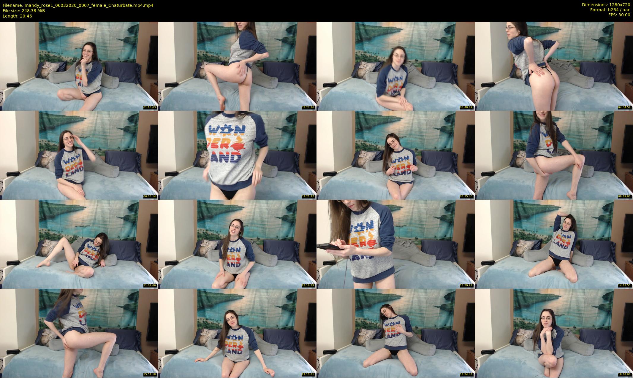 mandy_rose1 — 21 minute Chaturbate female cam show recording, 720p, Mar 6, 2020