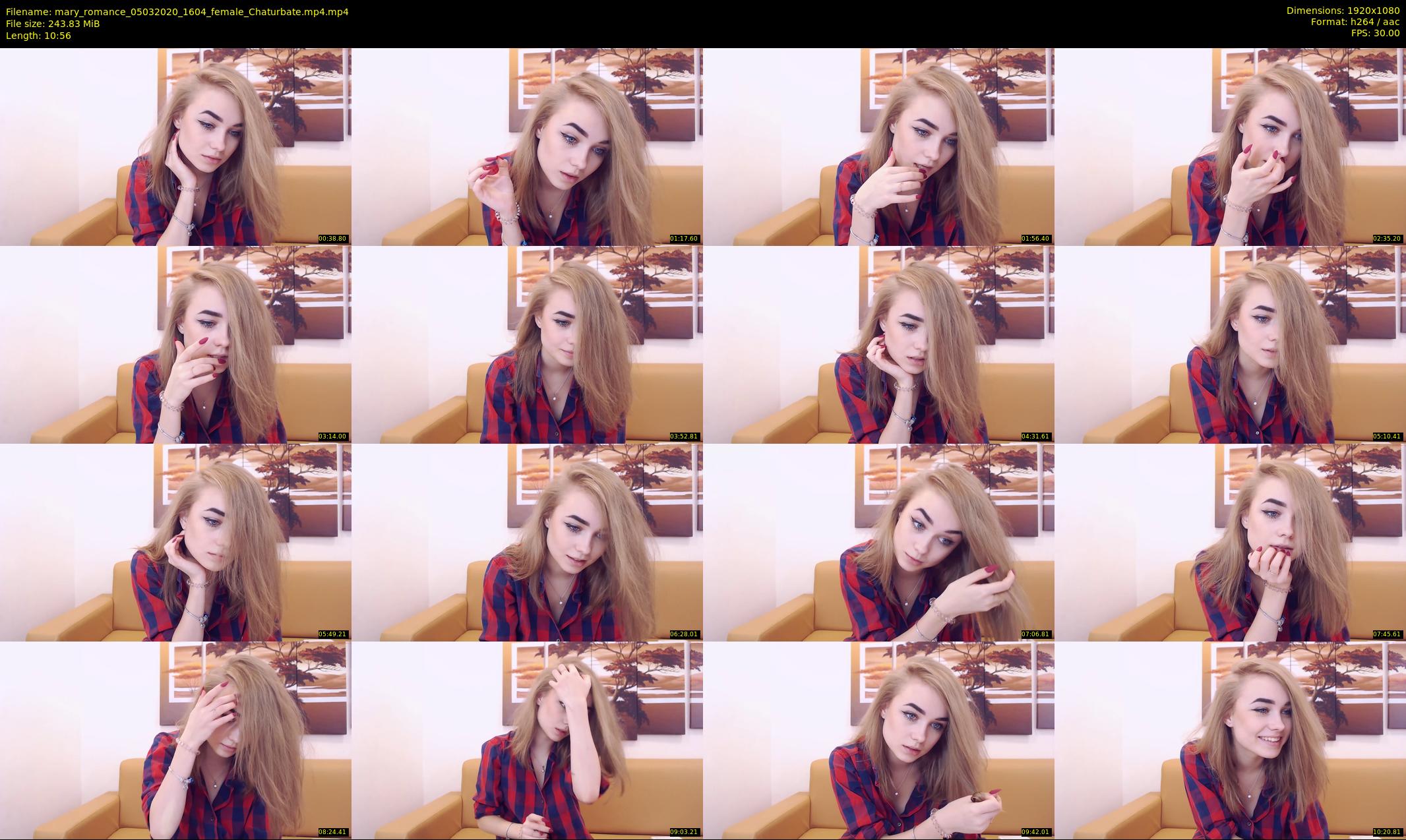 mary_romance — 11 minute Chaturbate female cam show recording, 1080p, Mar 5, 2020
