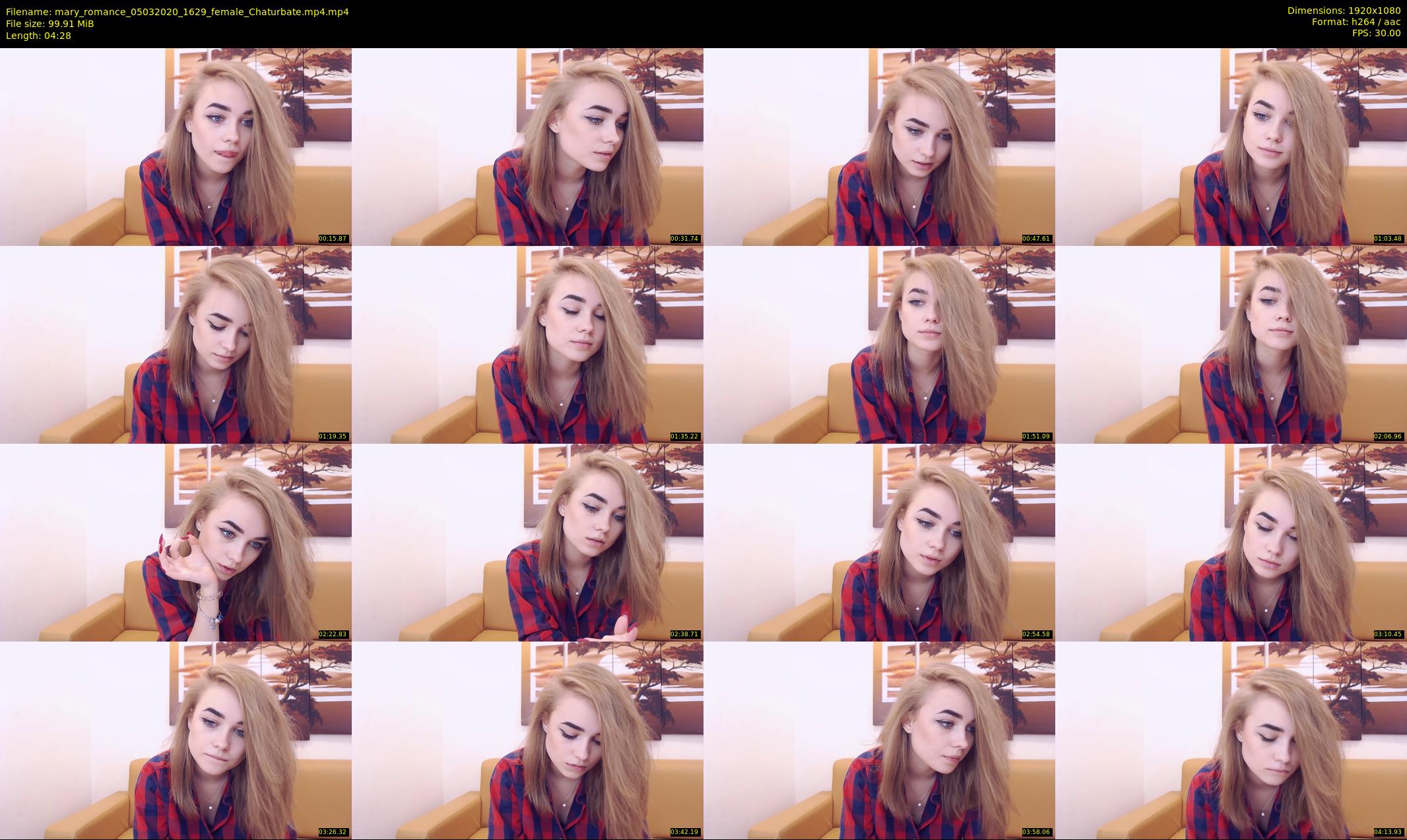 mary_romance — 5 minute Chaturbate female cam show recording, 1080p, Mar 5, 2020