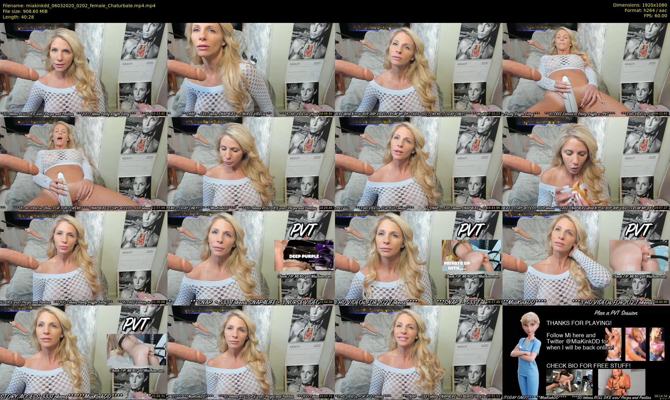 miakinkdd — 41 minute Chaturbate female cam show recording, 1080p, Mar 6, 2020