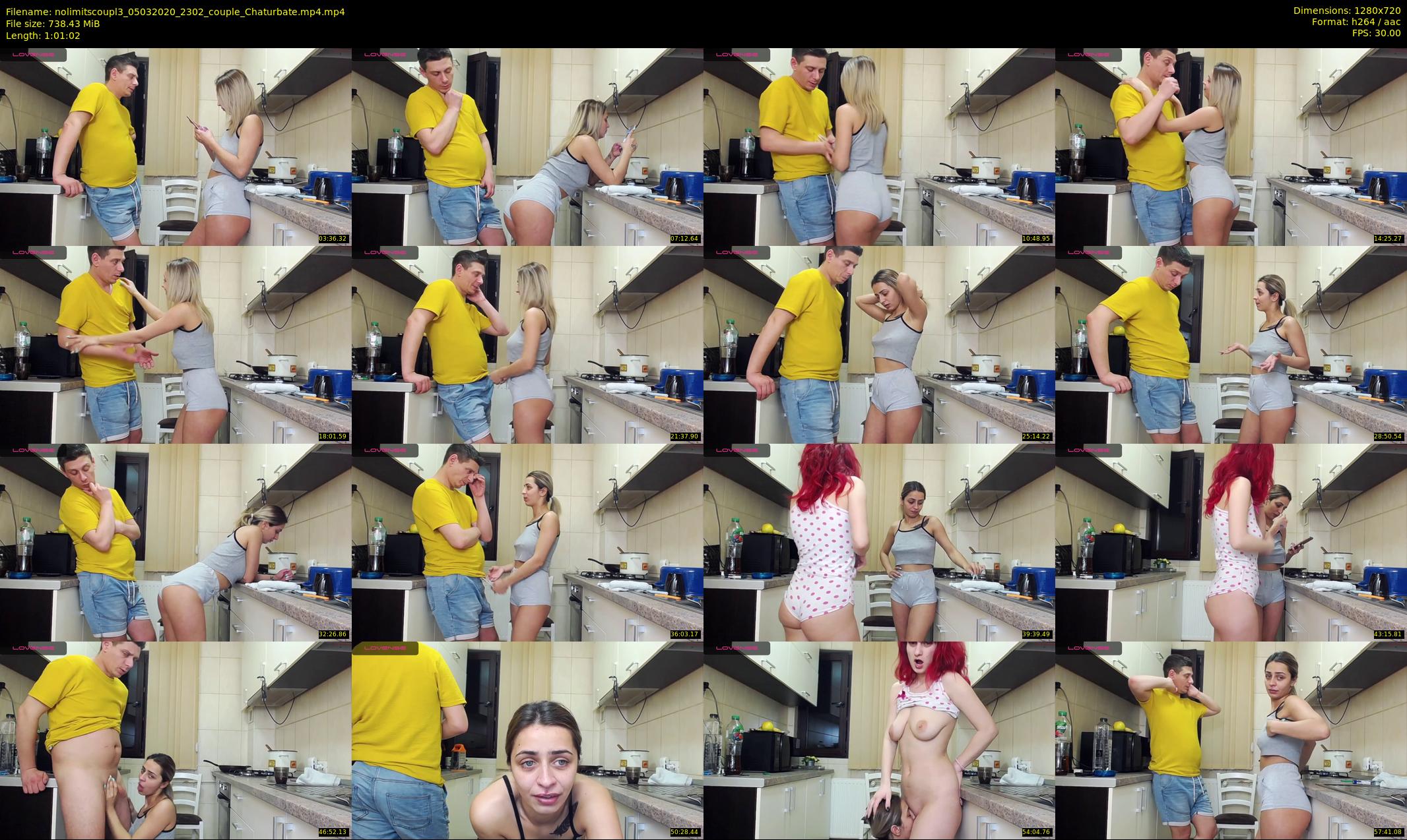 nolimitscoupl3 — 62 minute Chaturbate couple cam show recording, 720p, Mar 5, 2020