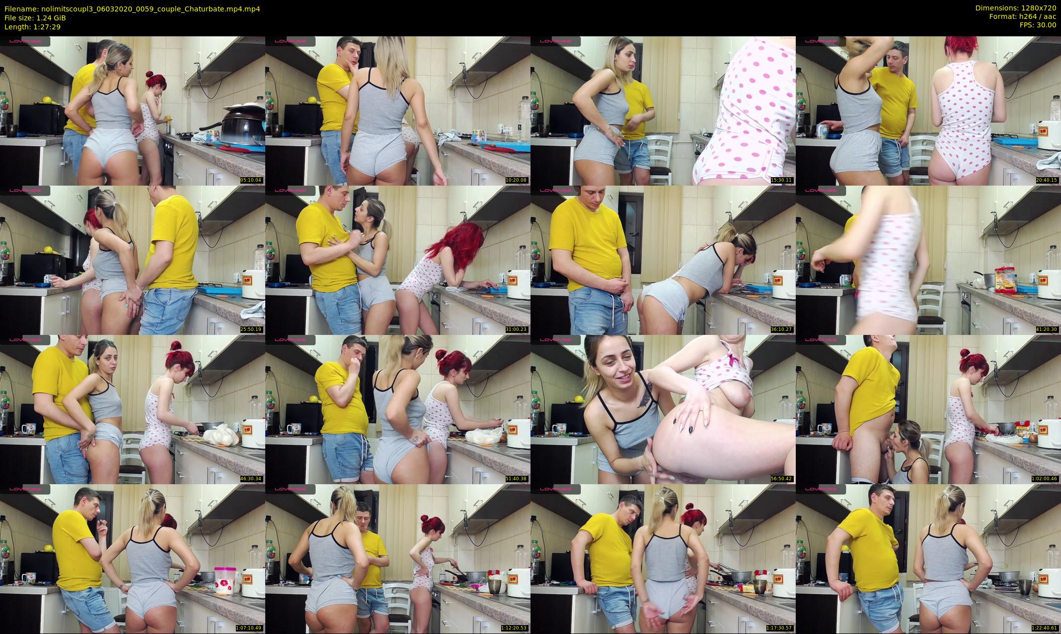 nolimitscoupl3 — 88 minute Chaturbate couple cam show recording, 720p, Mar 6, 2020