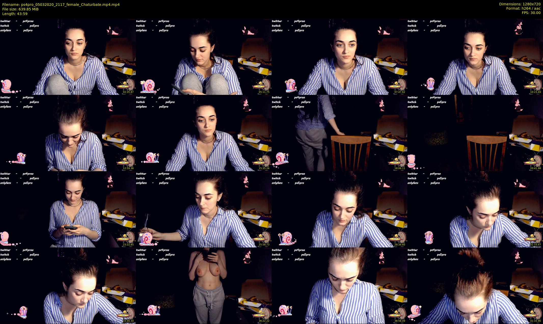 ps4pro — 44 minute Chaturbate female cam show recording, 720p, Mar 5, 2020