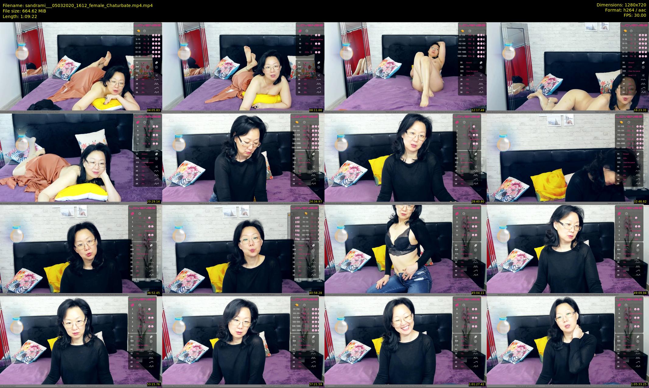 sandrami__ — 70 minute Chaturbate female cam show recording, 720p, Mar 5, 2020