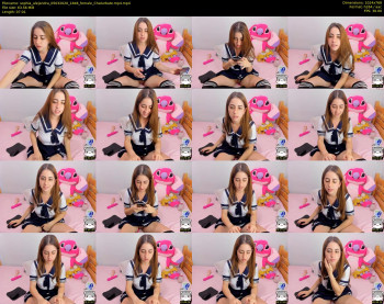 sophia_alejandra — 8 minute Chaturbate female cam show recording, 720p, Mar 5, 2020
