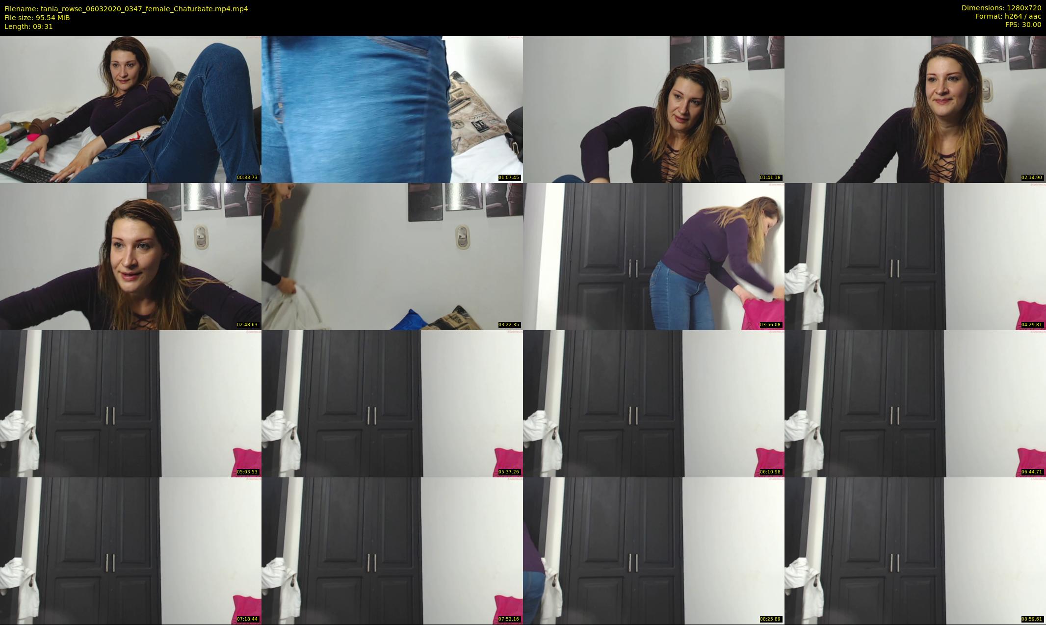 tania_rowse — 10 minute Chaturbate female cam show recording, 720p, Mar 6, 2020