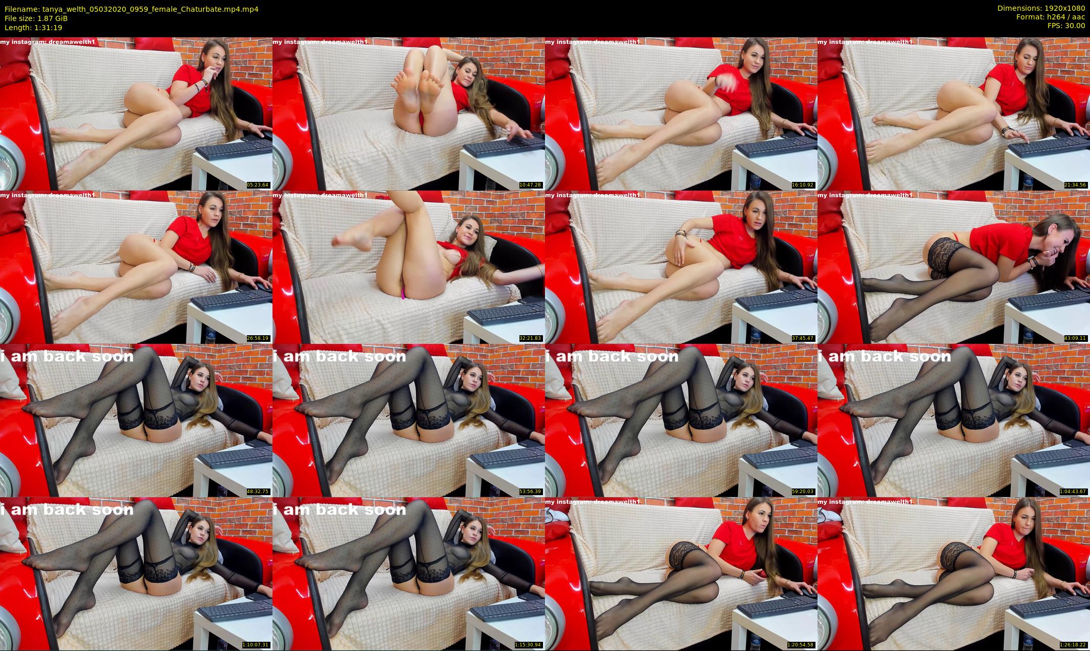 tanya_welth — 92 minute Chaturbate female cam show recording, 1080p, Mar 5, 2020