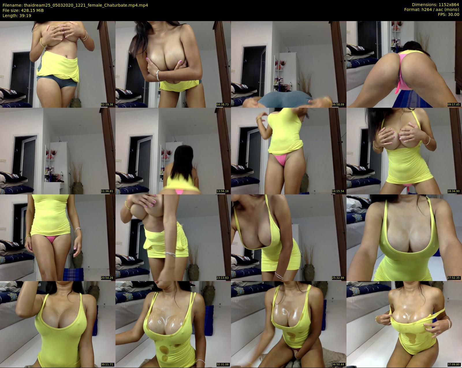 thaidream25 — 40 minute Chaturbate female cam show recording, 720p, Mar 5, 2020