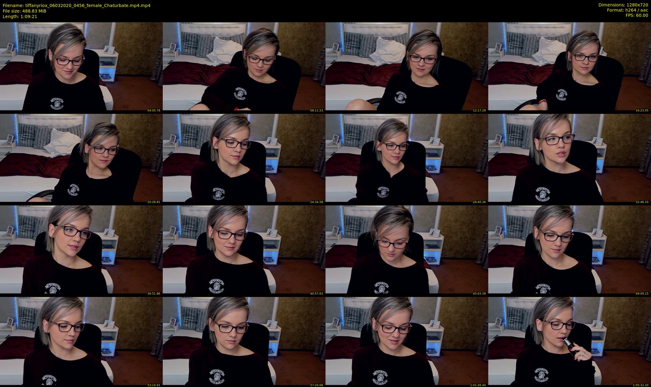 tiffanyriox — 70 minute Chaturbate female cam show recording, 720p, Mar 6, 2020