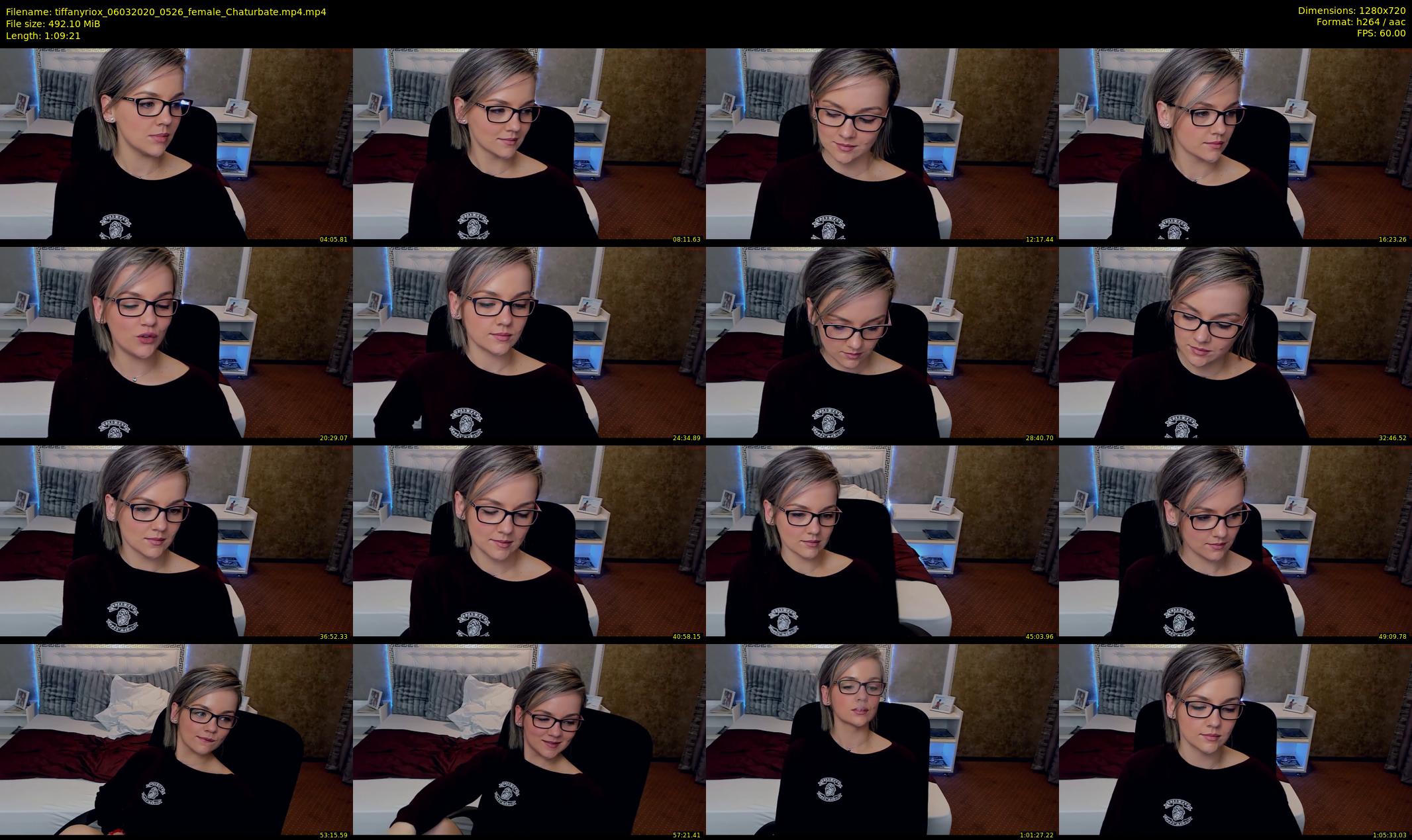tiffanyriox — 70 minute Chaturbate female cam show recording, 720p, Mar 6, 2020
