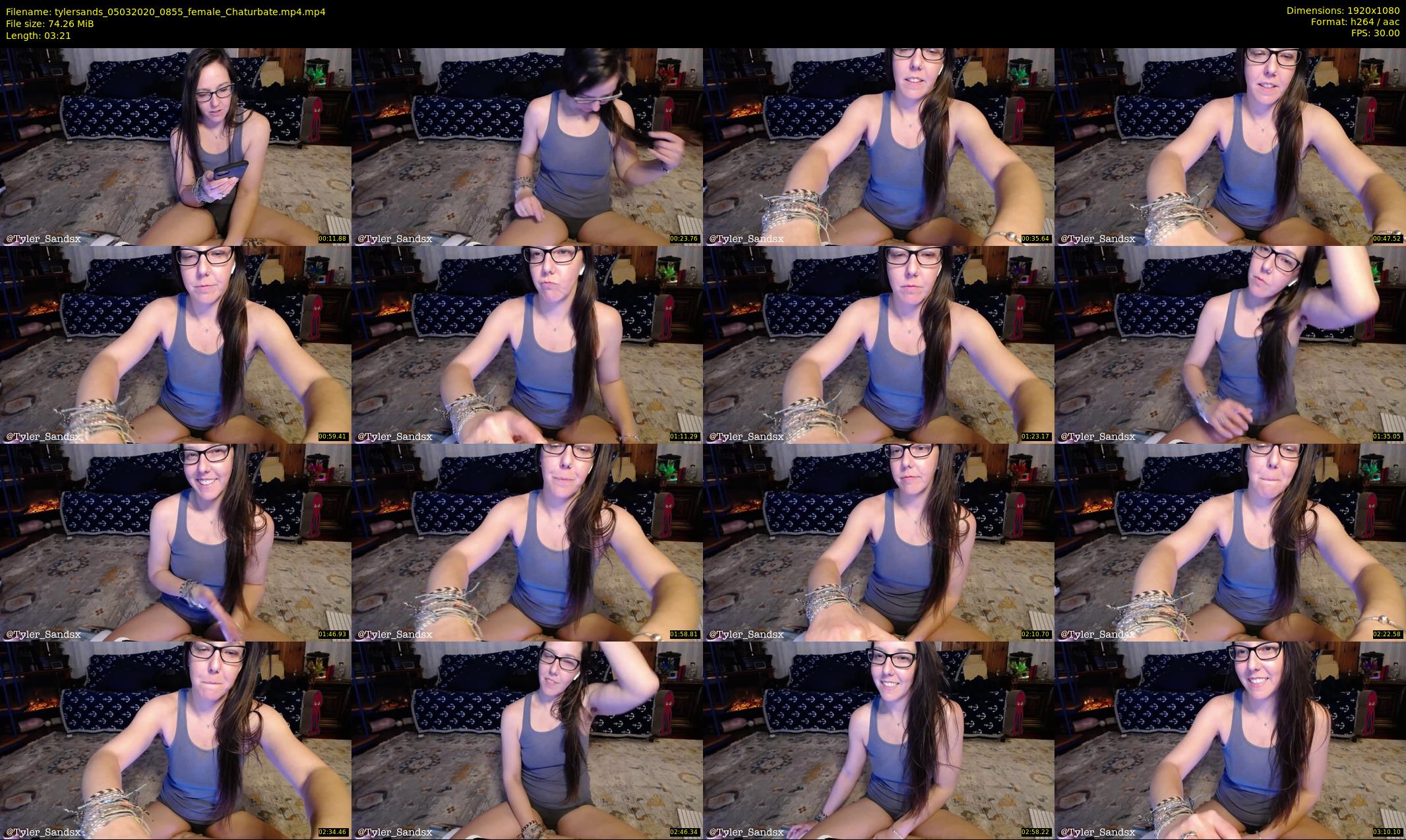 tylersands — 4 minute Chaturbate female cam show recording, 1080p, Mar 5, 2020