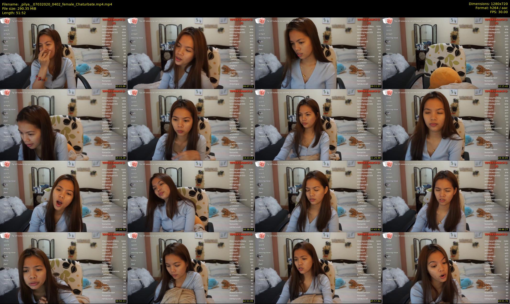 _pilya_ — 52 minute Chaturbate female cam show recording, 720p, Mar 7, 2020
